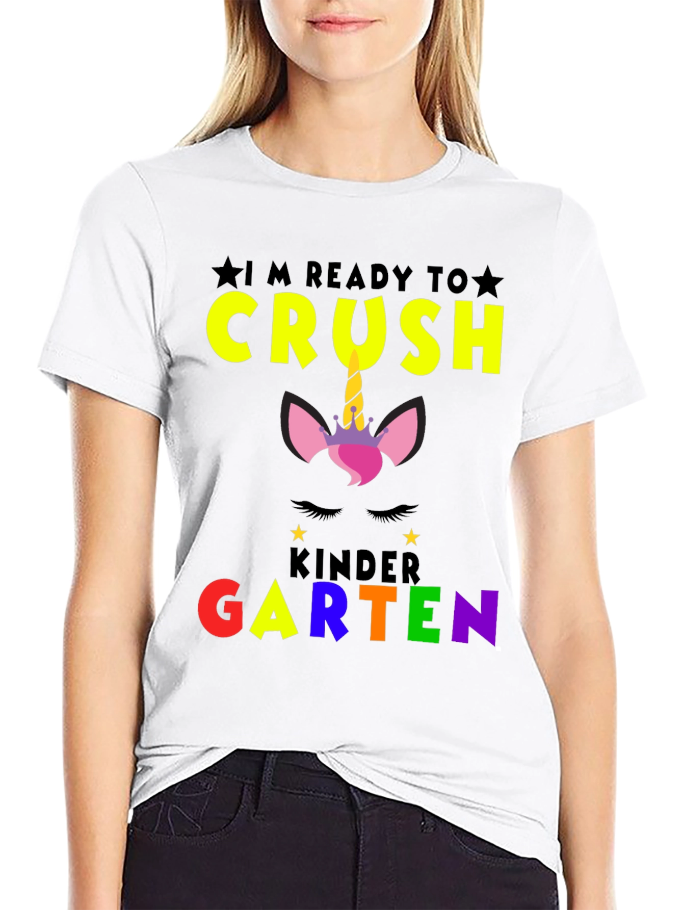 Ready to Crush Kindergarten Unicorn T-Shirt