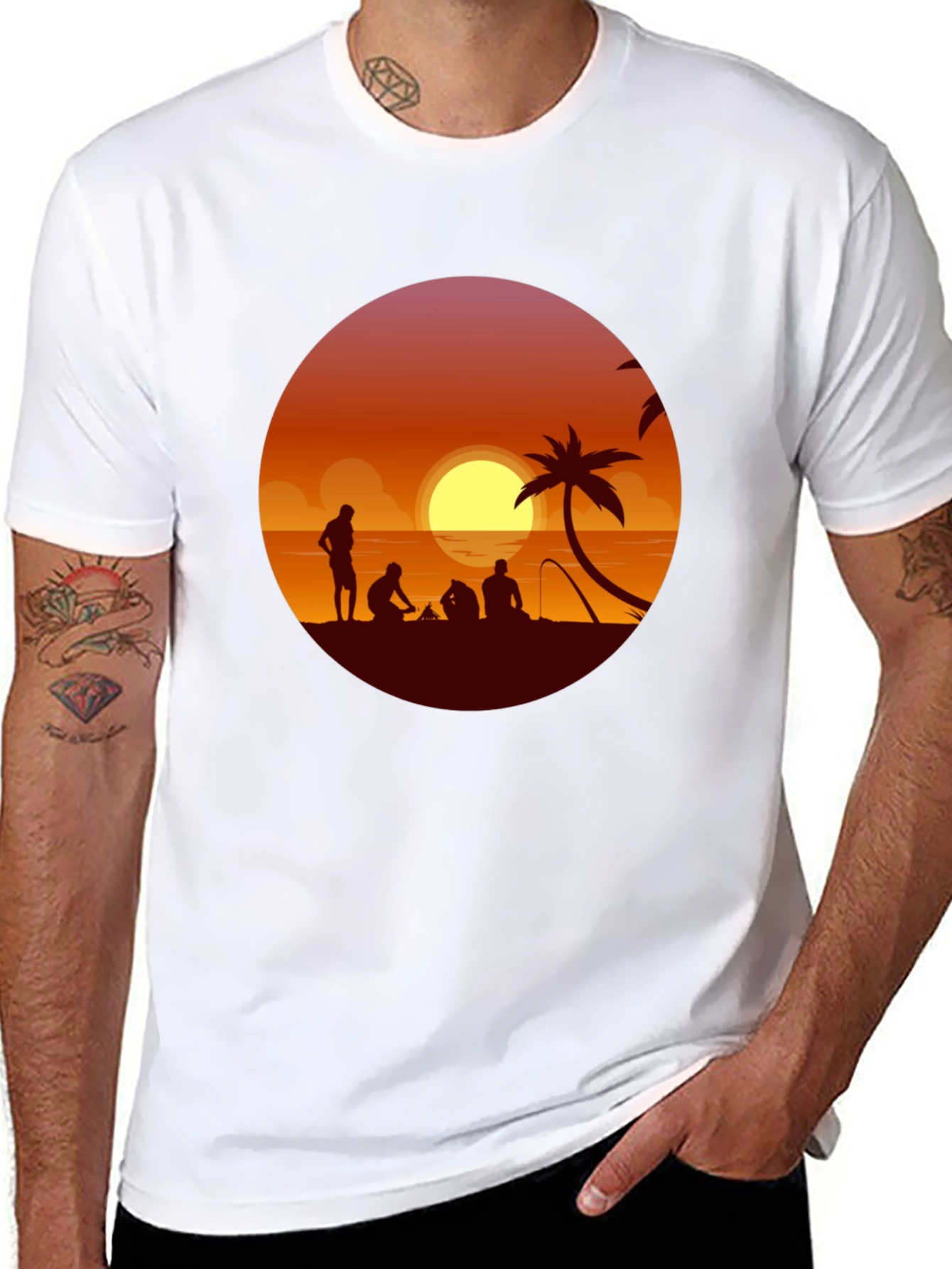 Sunset Beach Graphic Tee
