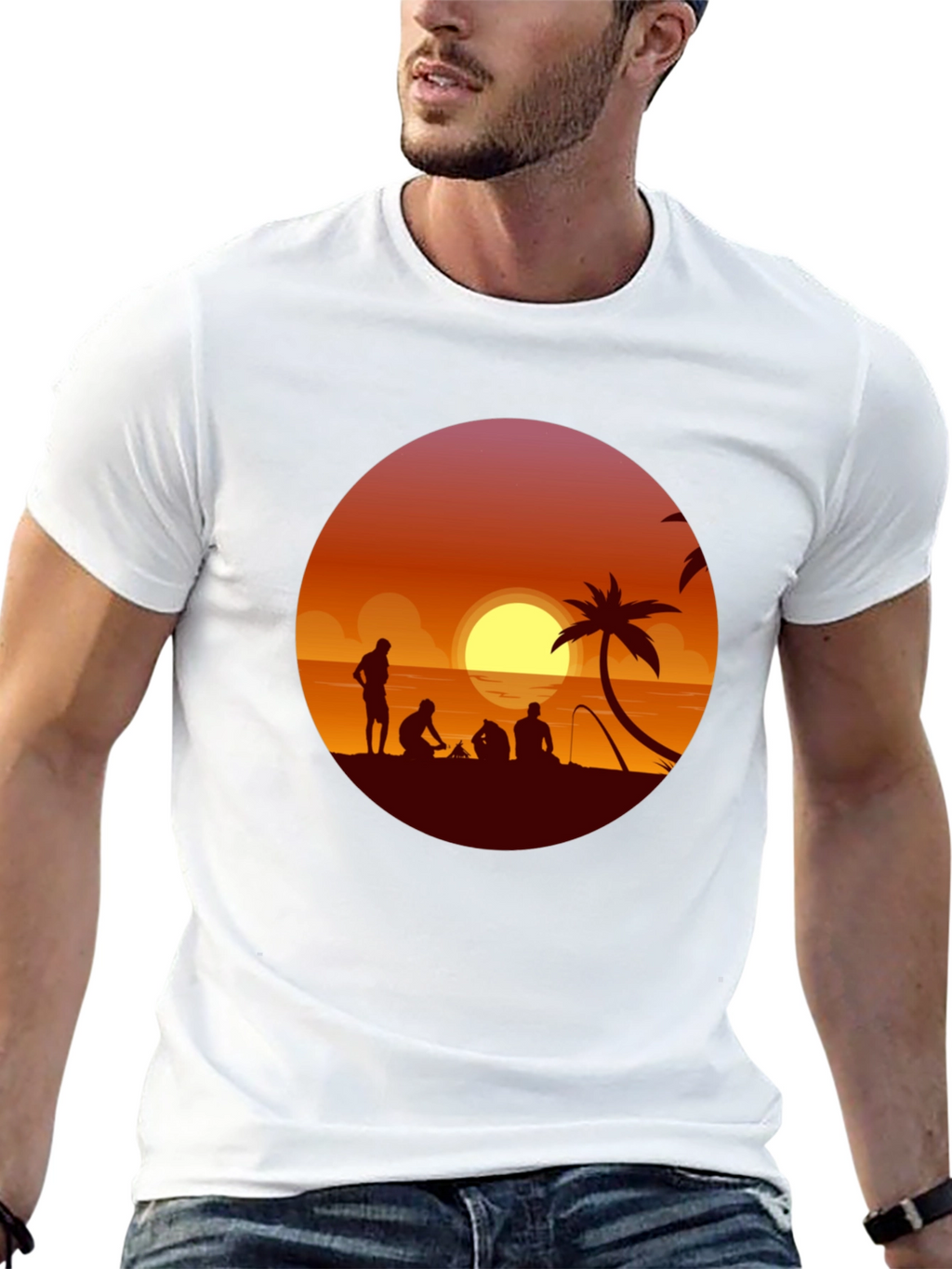Sunset Beach Graphic Tee