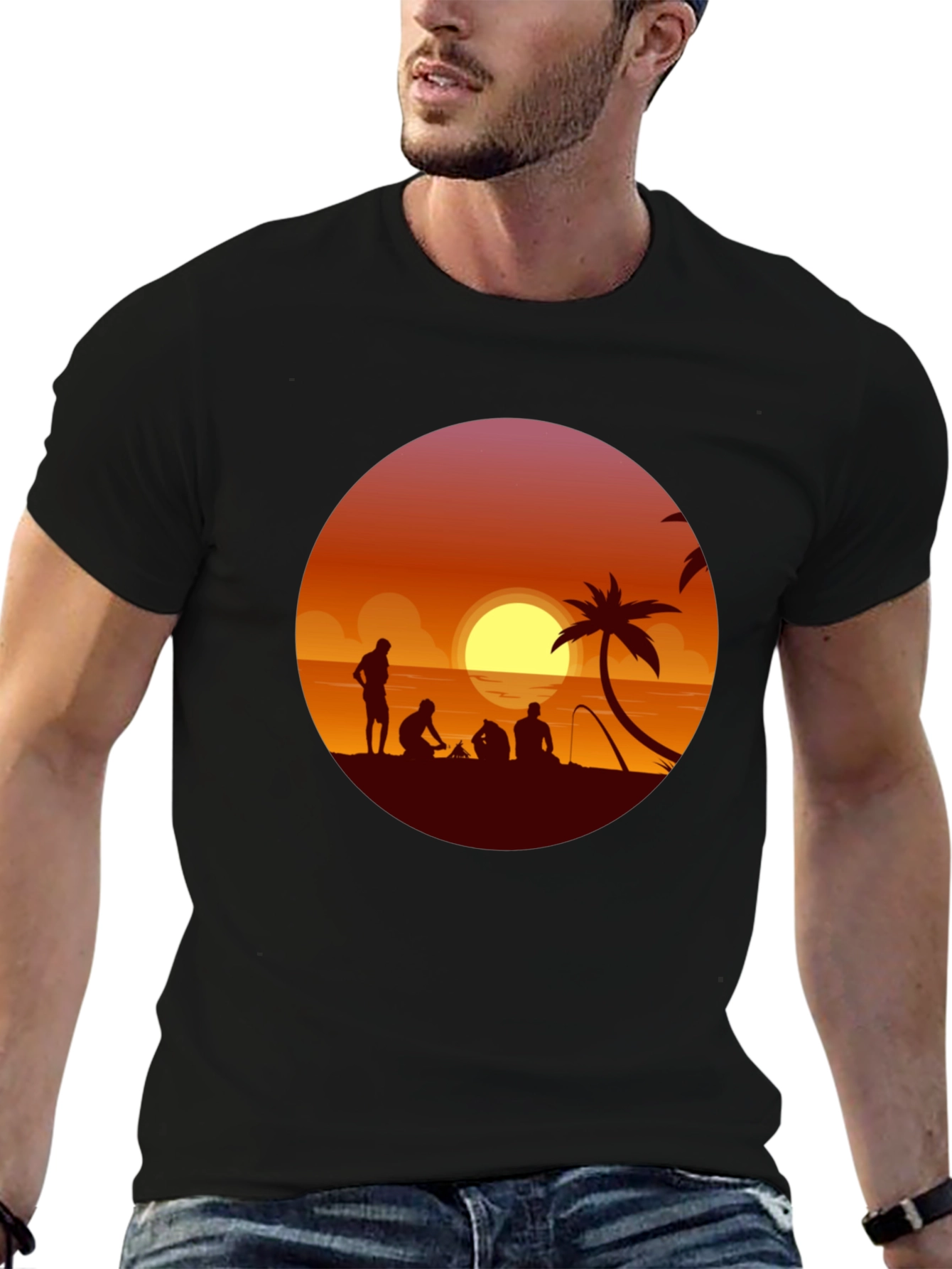 Sunset Beach Graphic Tee
