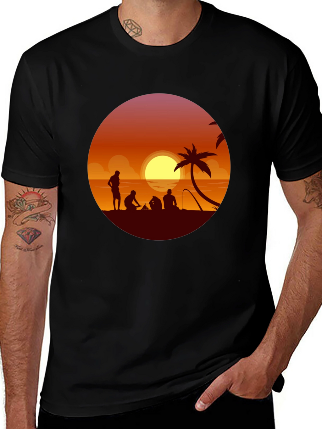 Sunset Beach Graphic Tee