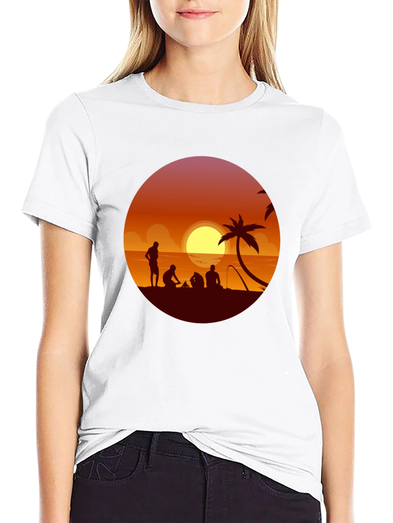 Sunset Beach Graphic Tee
