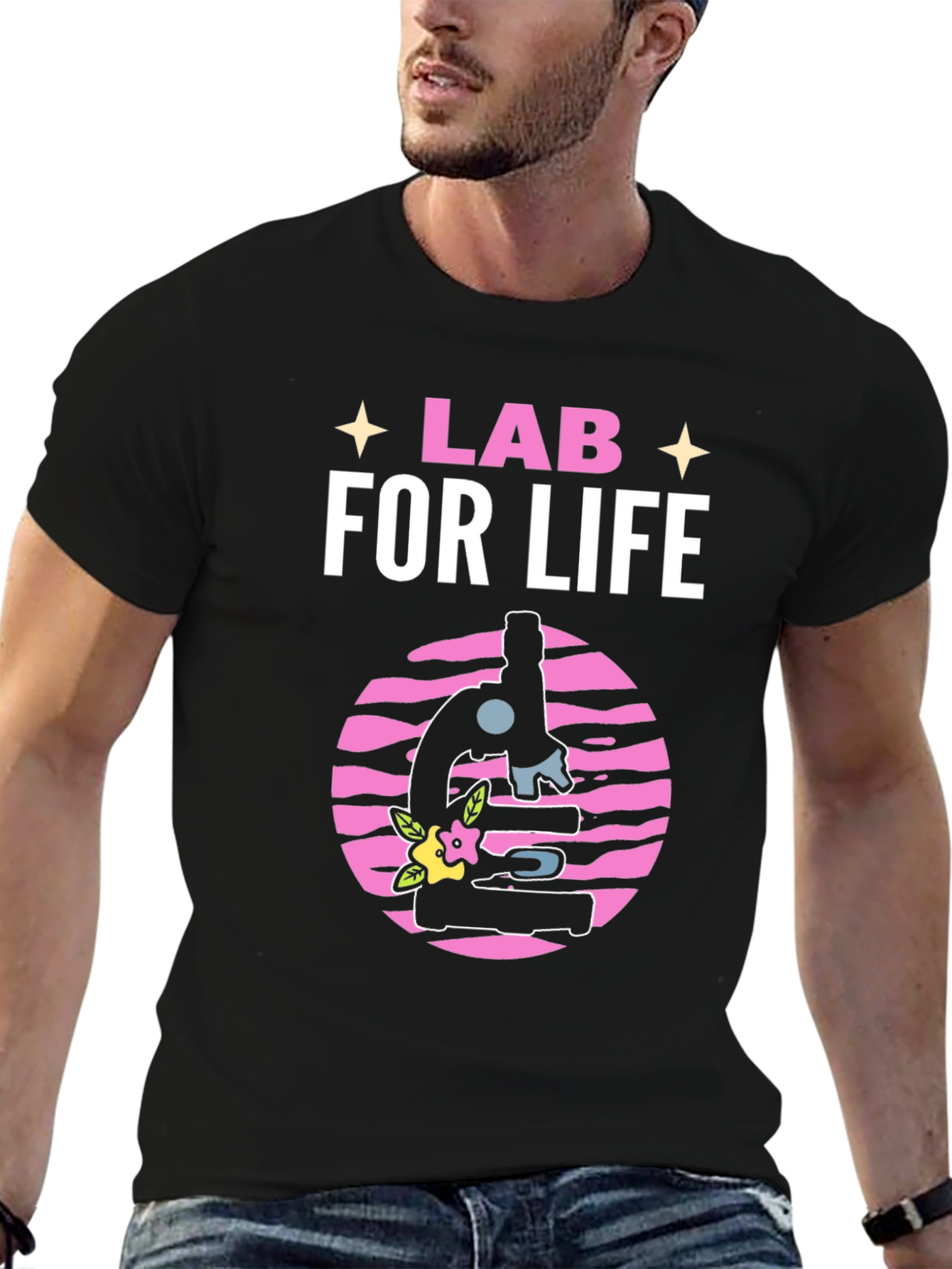 Lab For Life Black T-Shirt