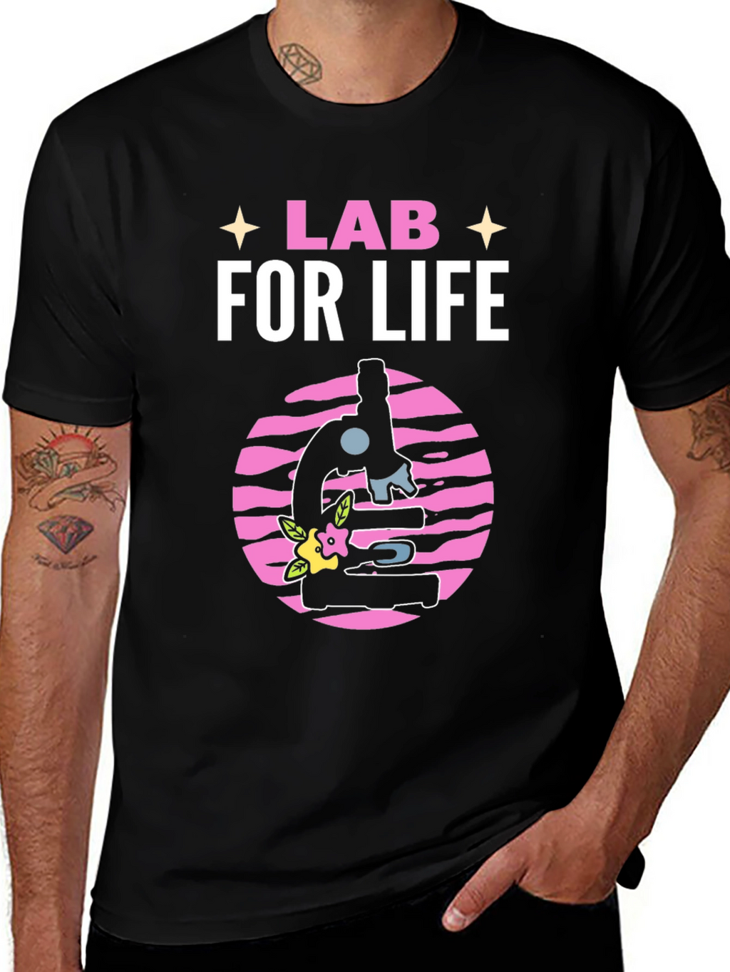 Lab For Life Black T-Shirt