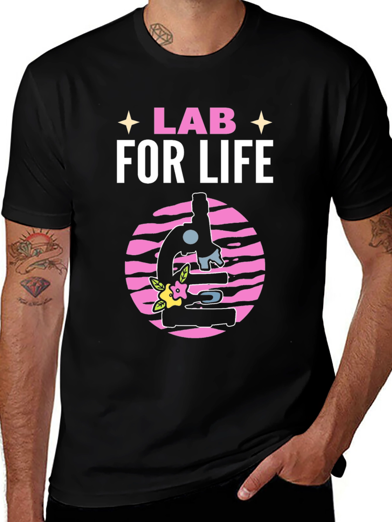 Lab For Life Black T-Shirt