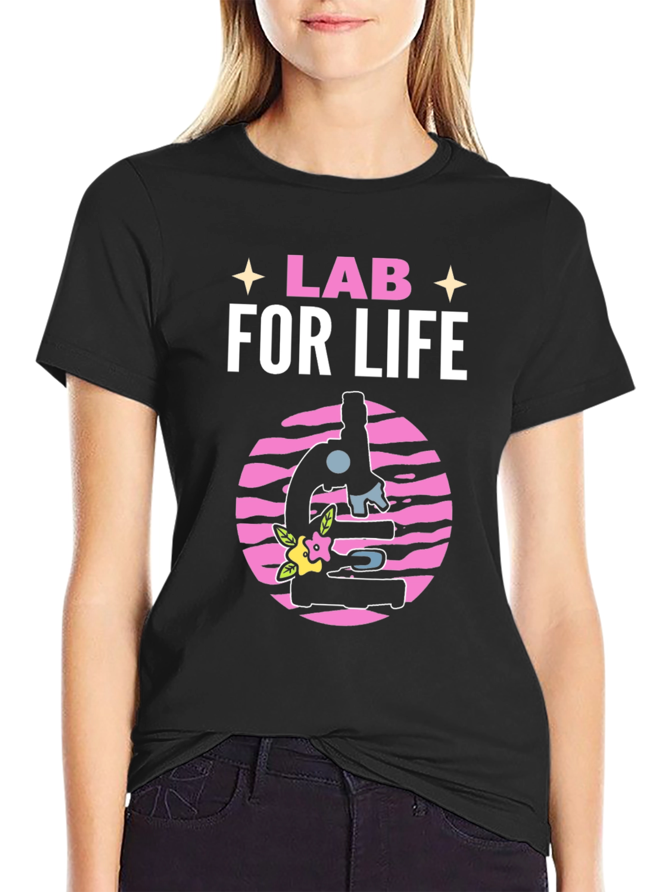 Lab For Life Black T-Shirt