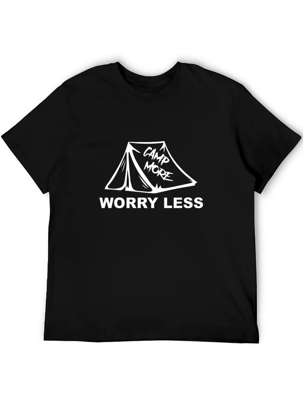 Camp More Worry Less Graphic T-Shirt
