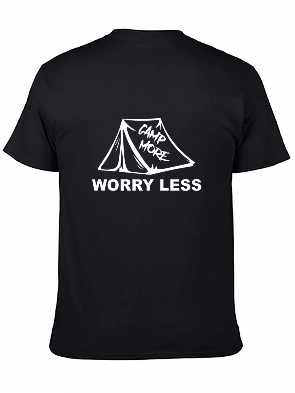 Camp More Worry Less Graphic T-Shirt