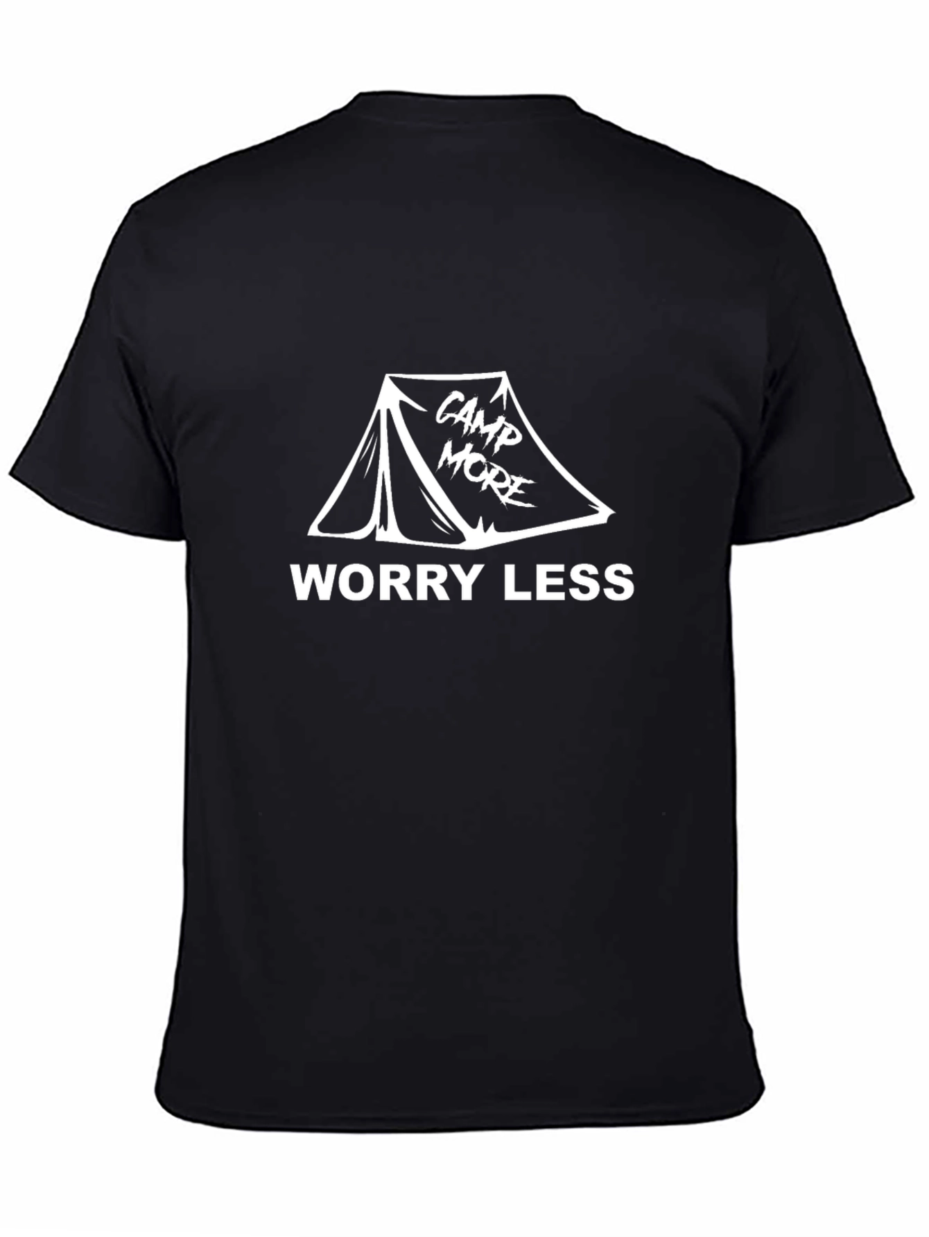 Camp More Worry Less Graphic T-Shirt