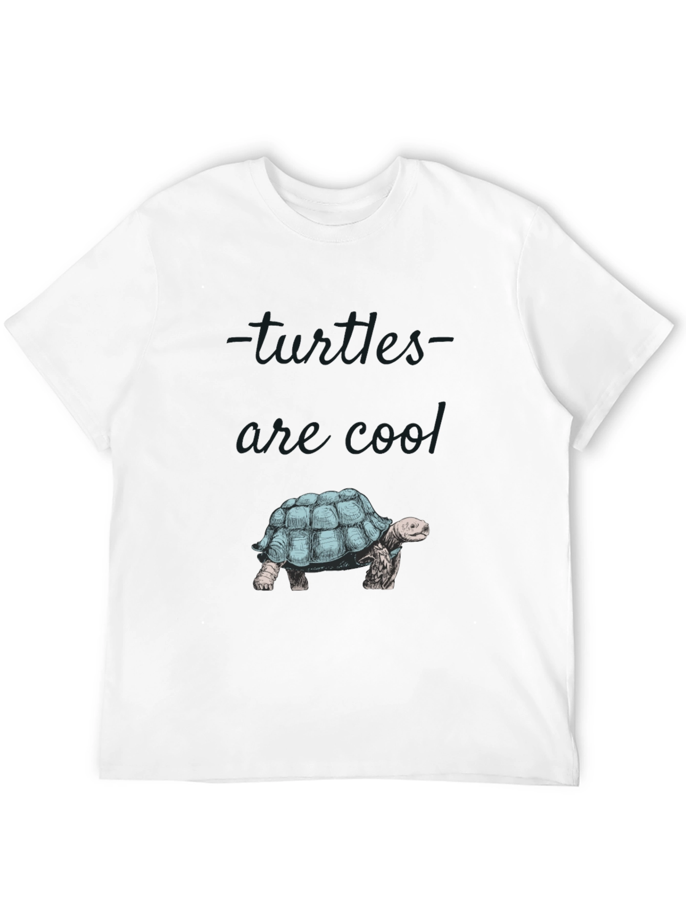Cool Turtle Graphic Print Tee