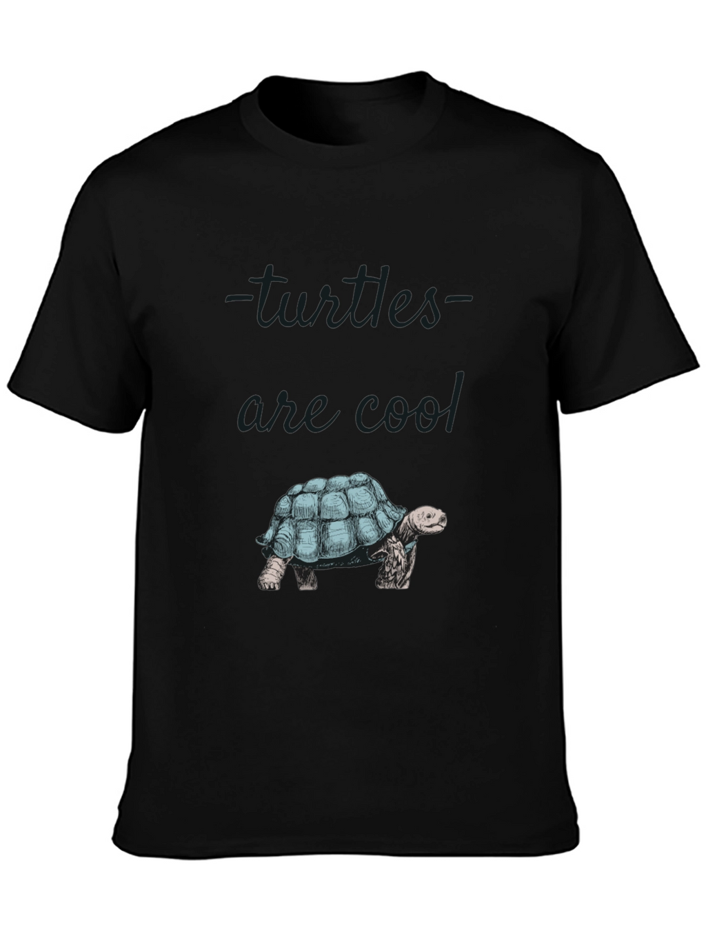 Cool Turtle Graphic Print Tee