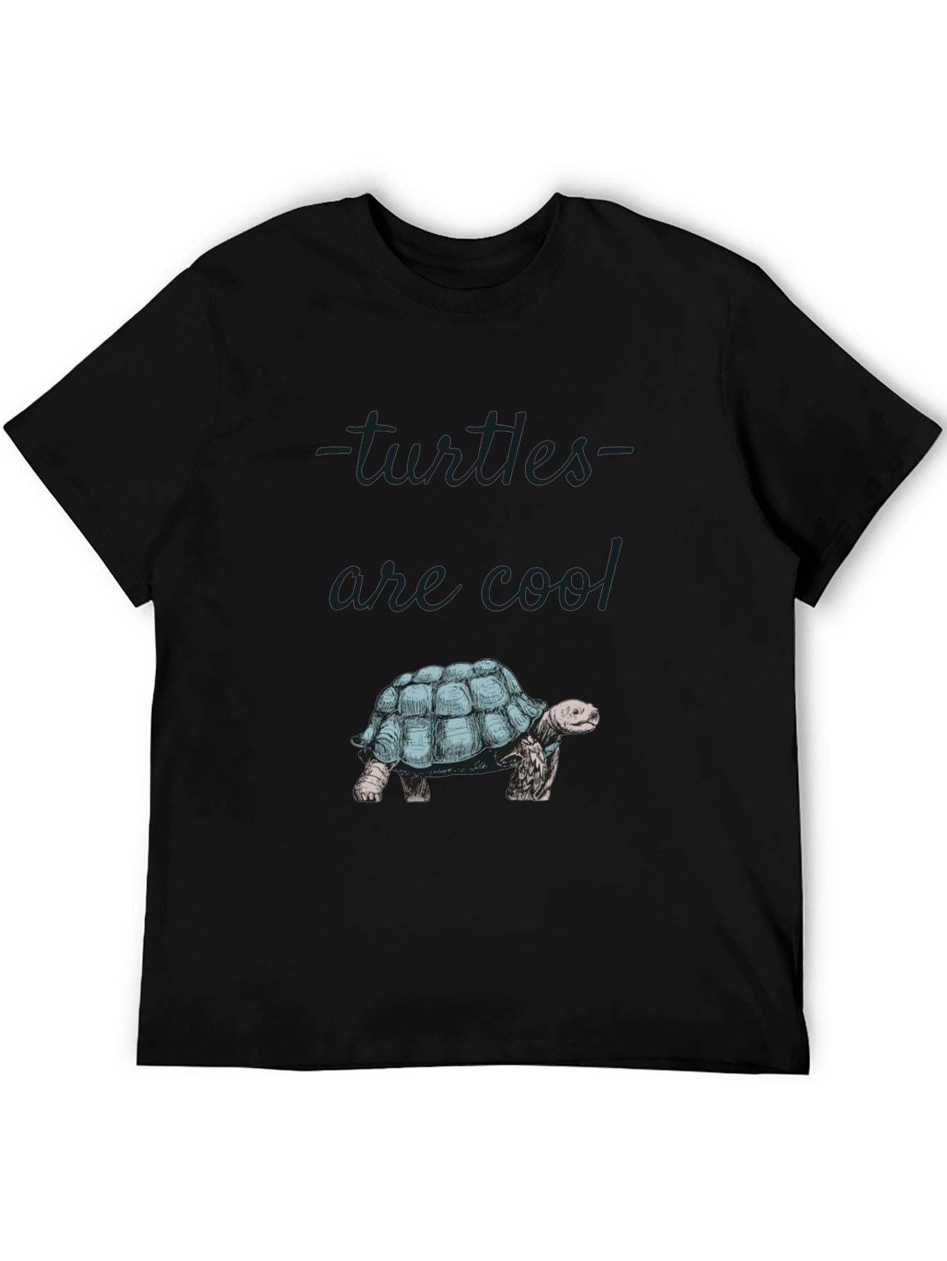 Cool Turtle Graphic Print Tee