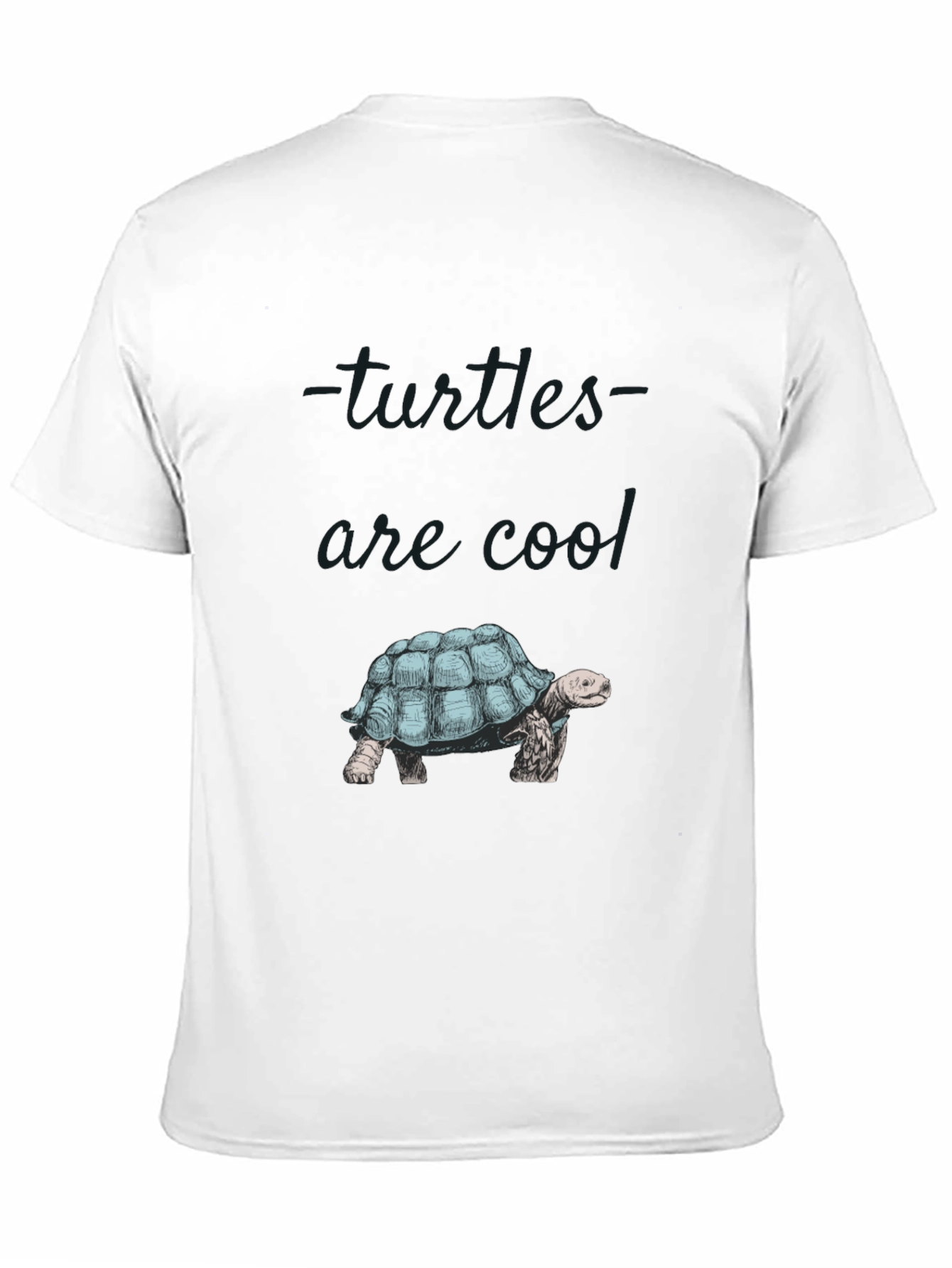 Cool Turtle Graphic Print Tee
