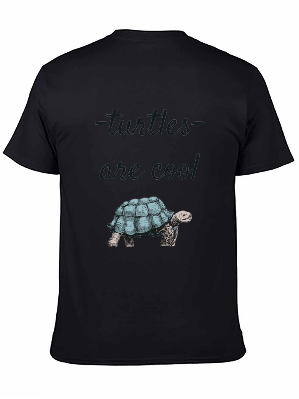 Cool Turtle Graphic Print Tee