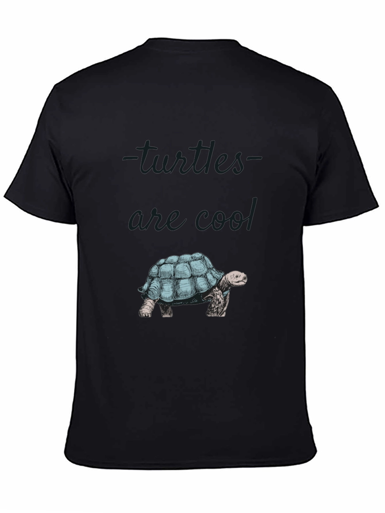 Cool Turtle Graphic Print Tee