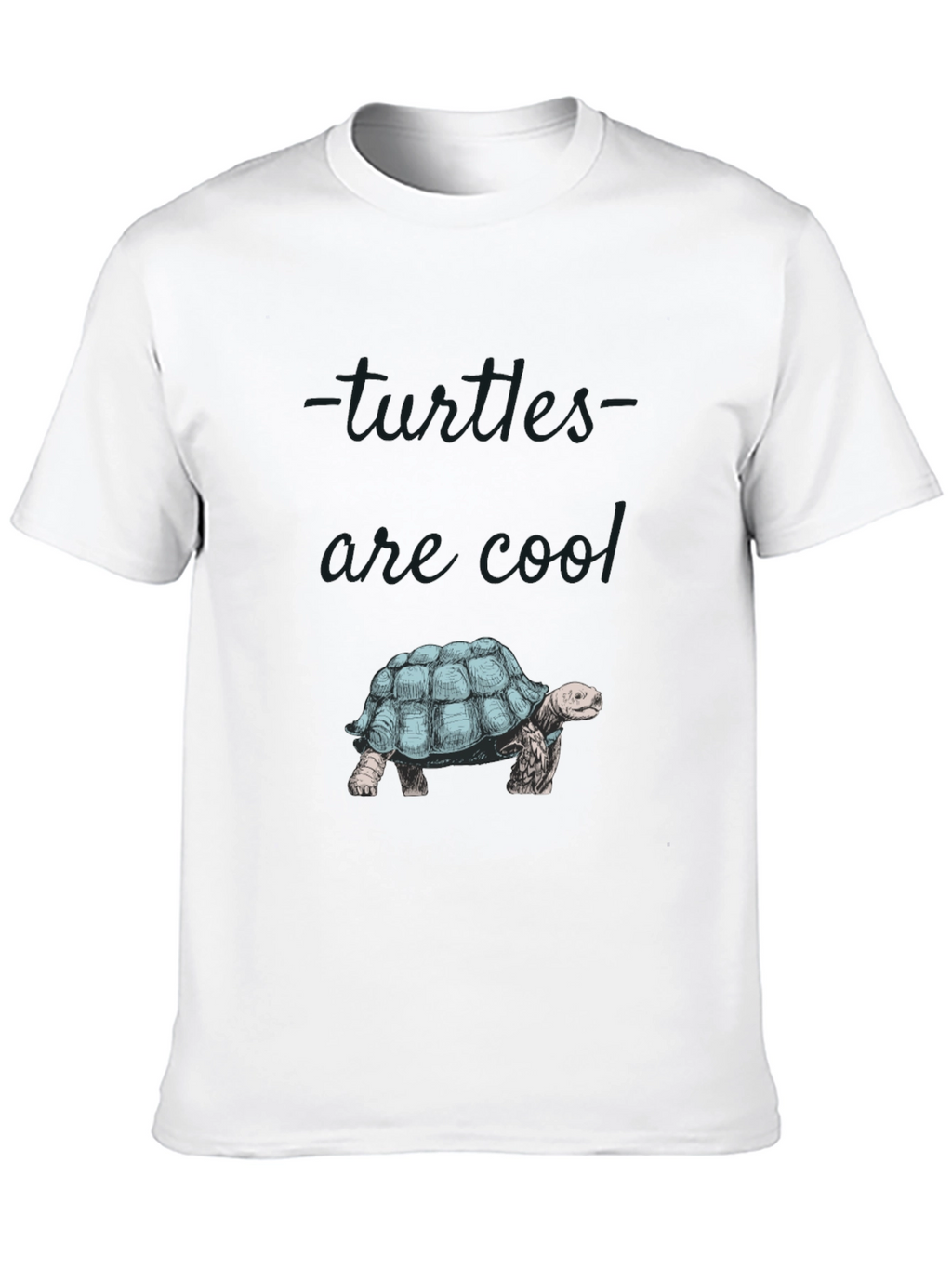 Cool Turtle Graphic Print Tee