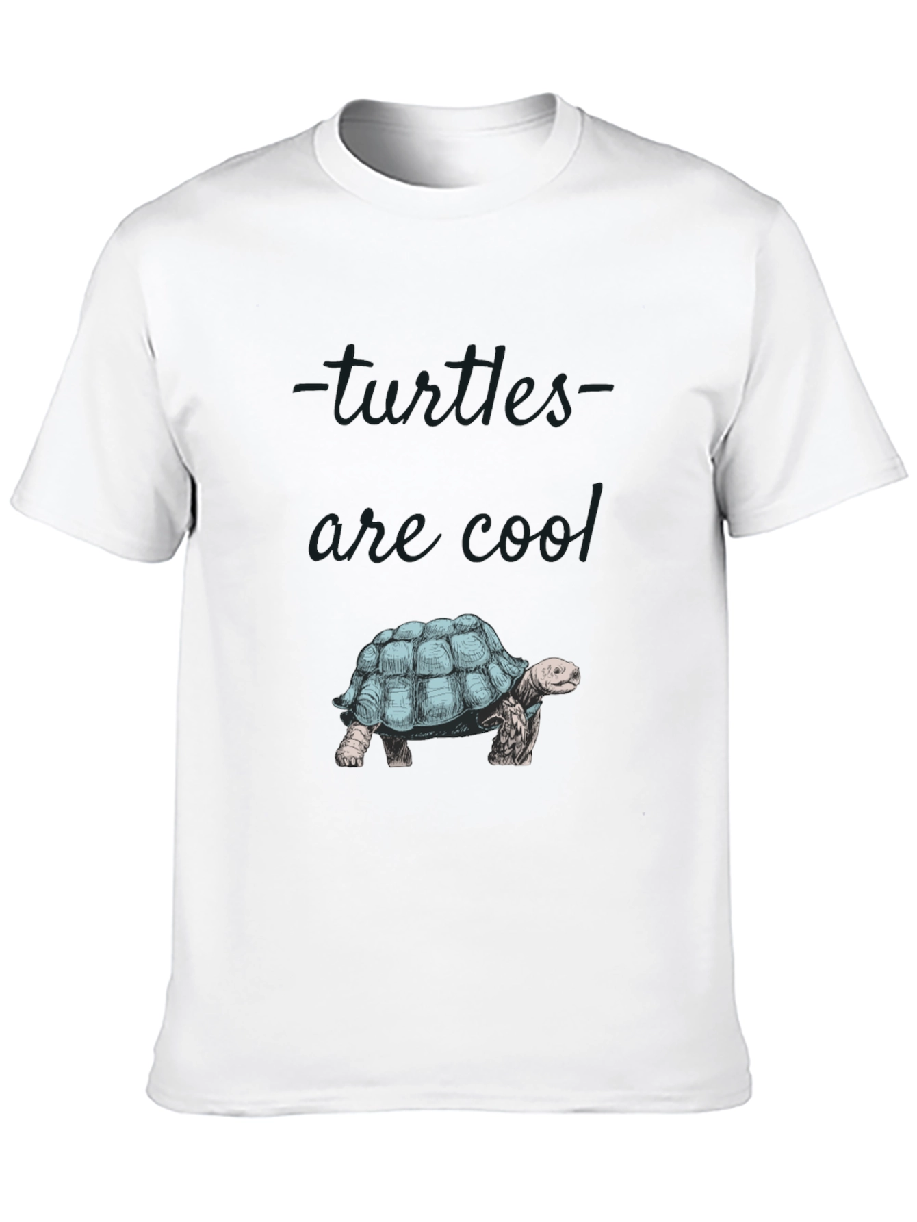 Cool Turtle Graphic Print Tee