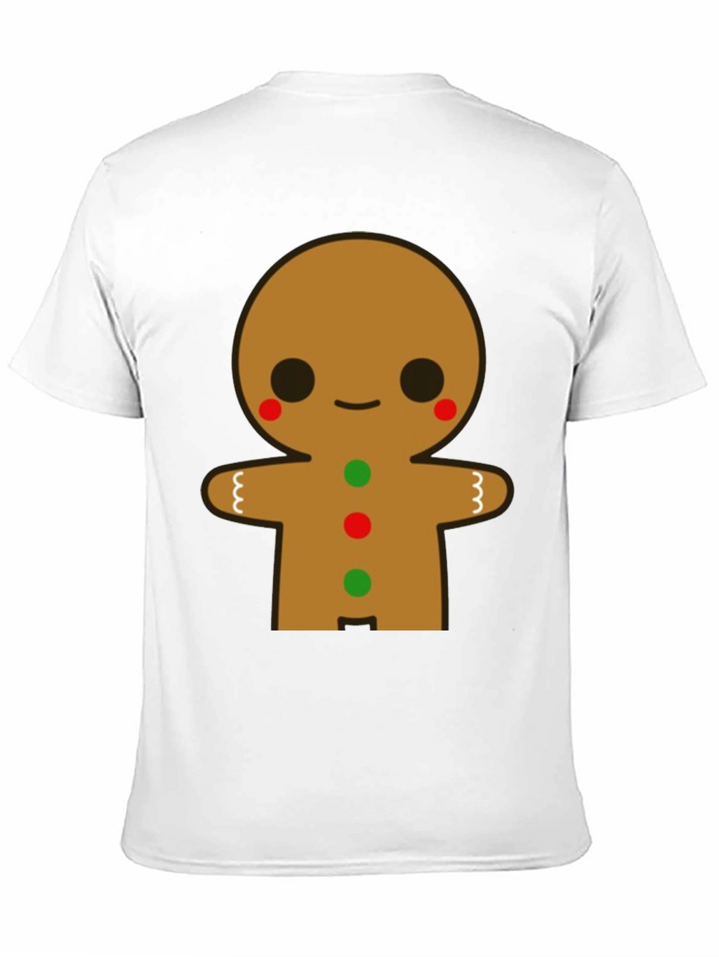 Gingerbread Man Graphic Tee - Festive Holiday Shirt
