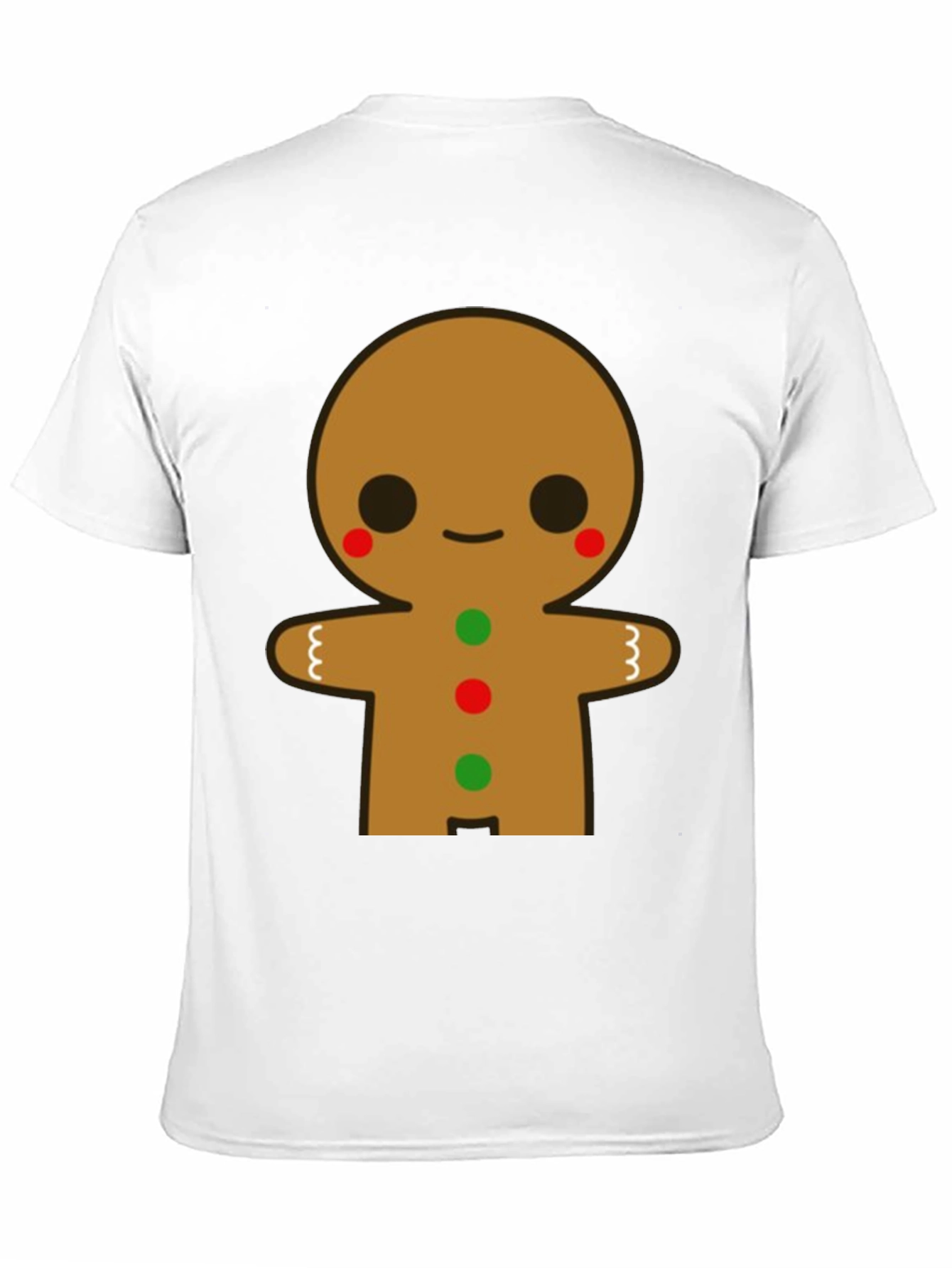 Gingerbread Man Graphic Tee - Festive Holiday Shirt