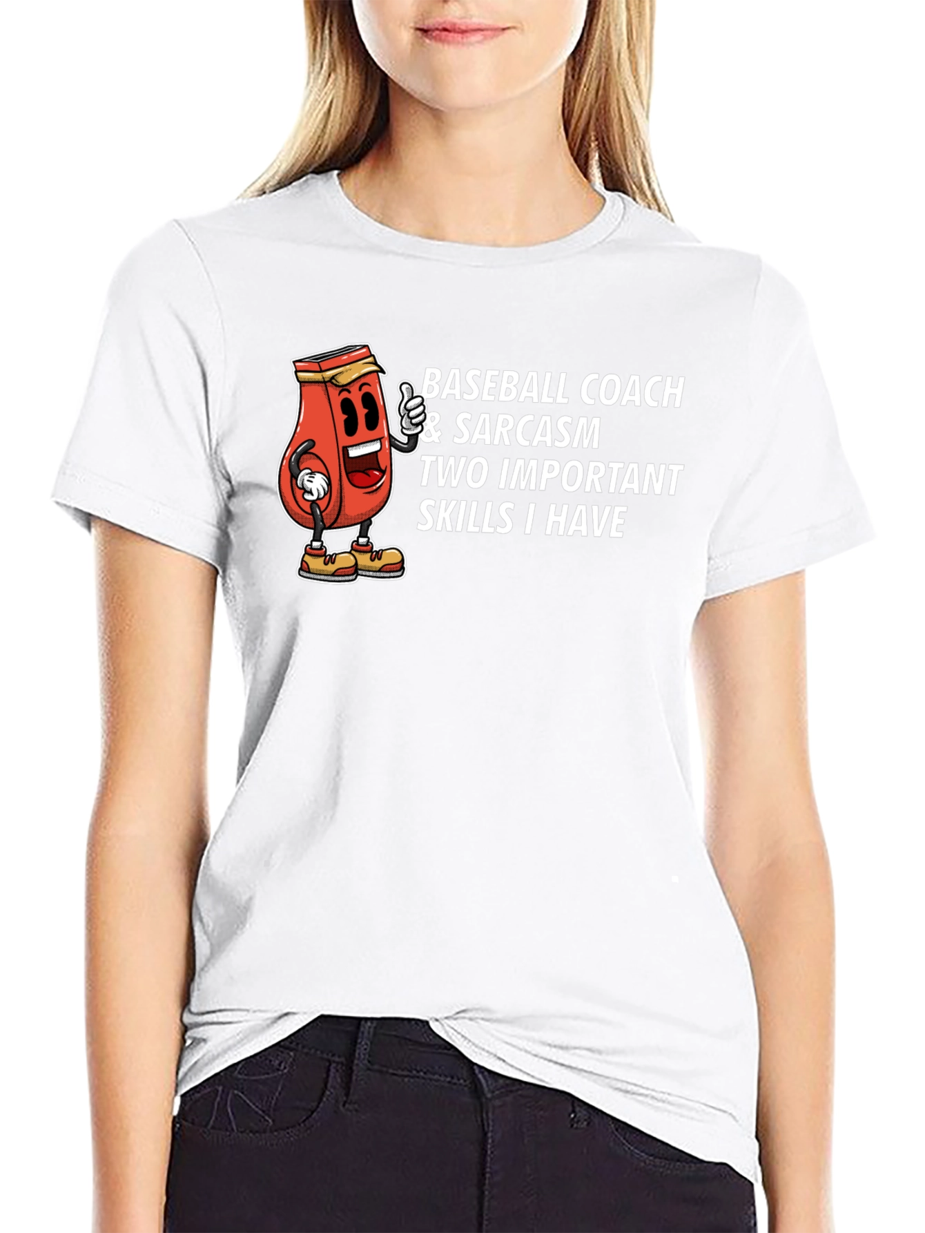 Baseball Coach & Sarcasm T-Shirt