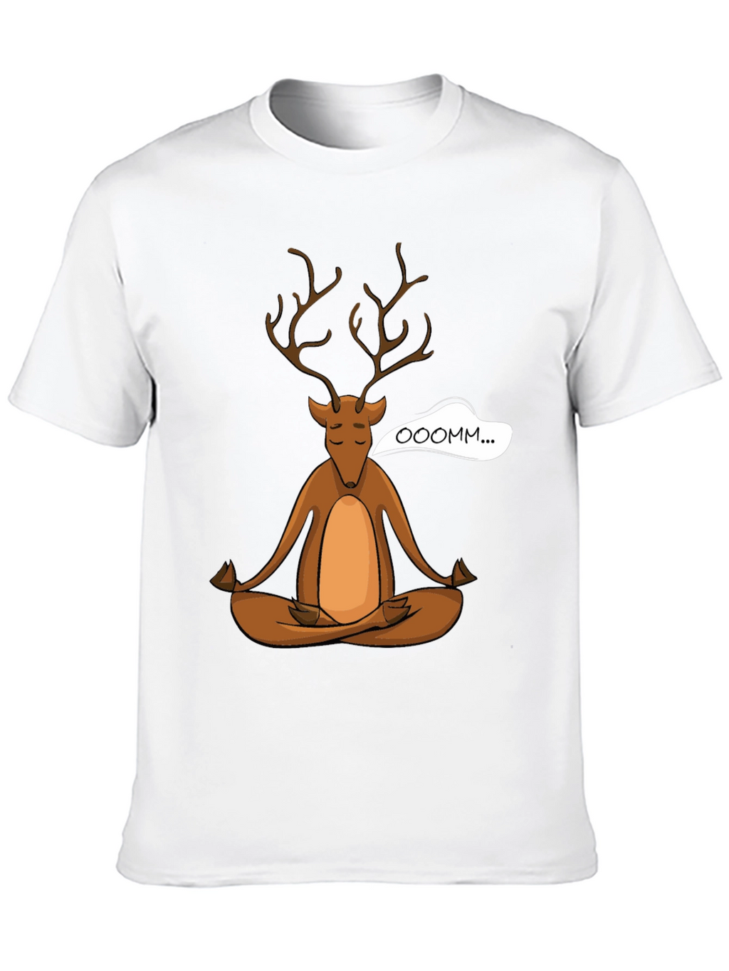 Zen Deer T-Shirt - Meditating Buck Tee