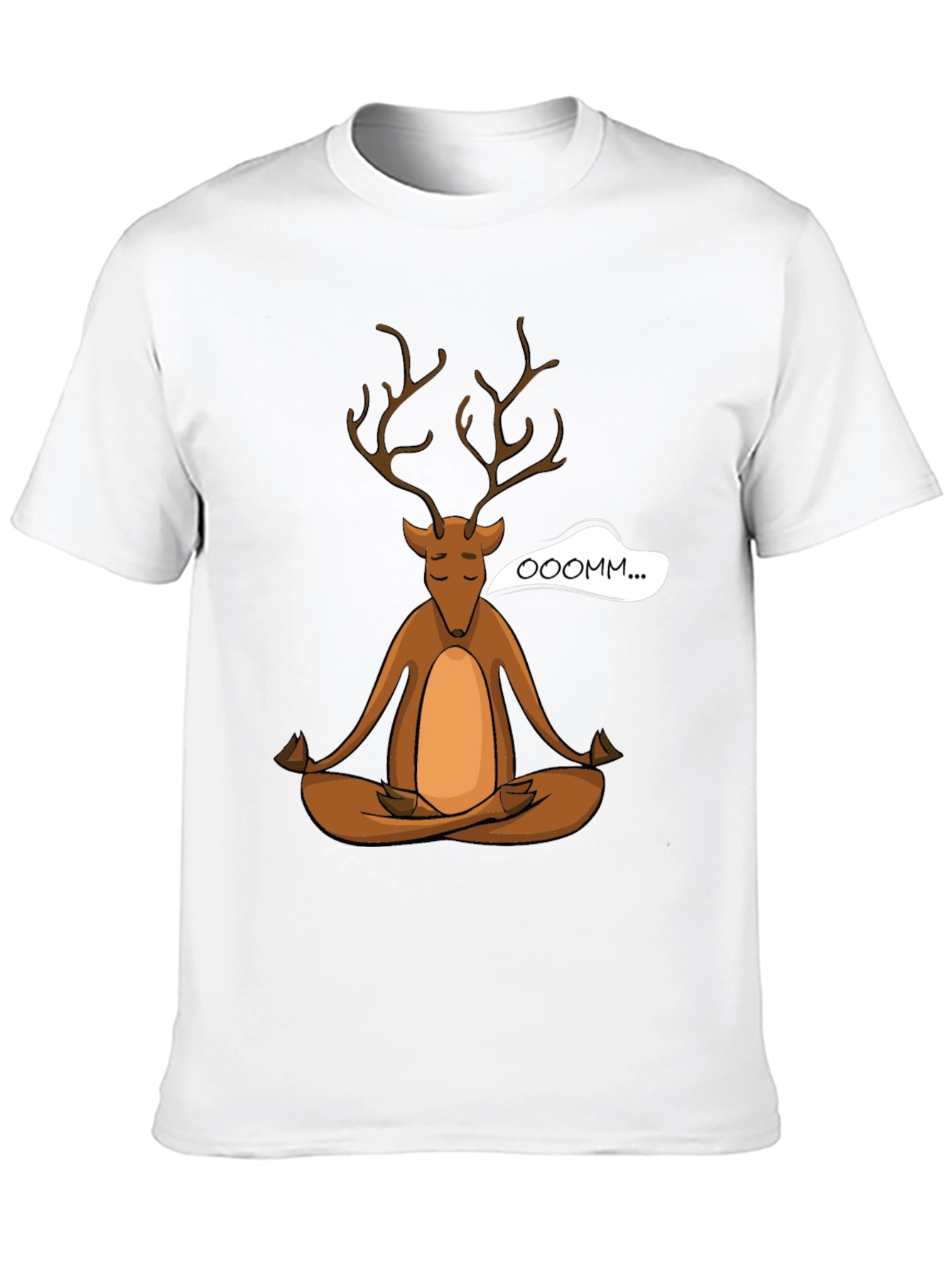 Zen Deer T-Shirt - Meditating Buck Tee