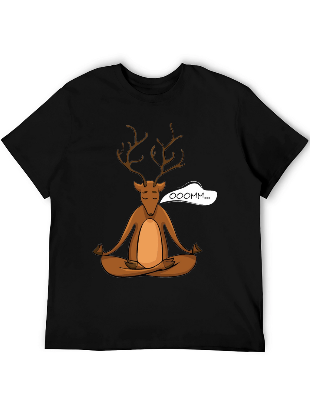 Zen Deer T-Shirt - Meditating Buck Tee