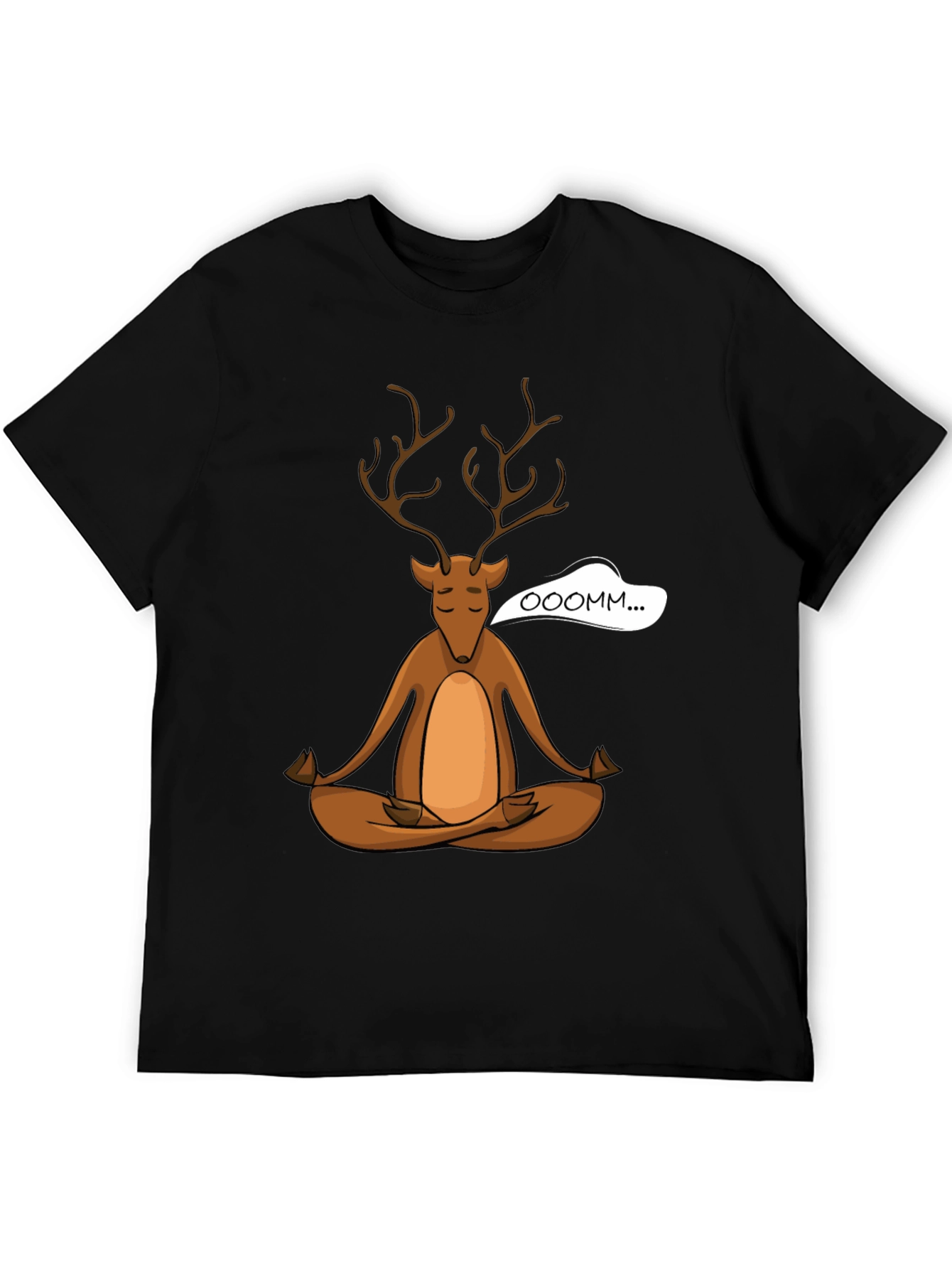 Zen Deer T-Shirt - Meditating Buck Tee
