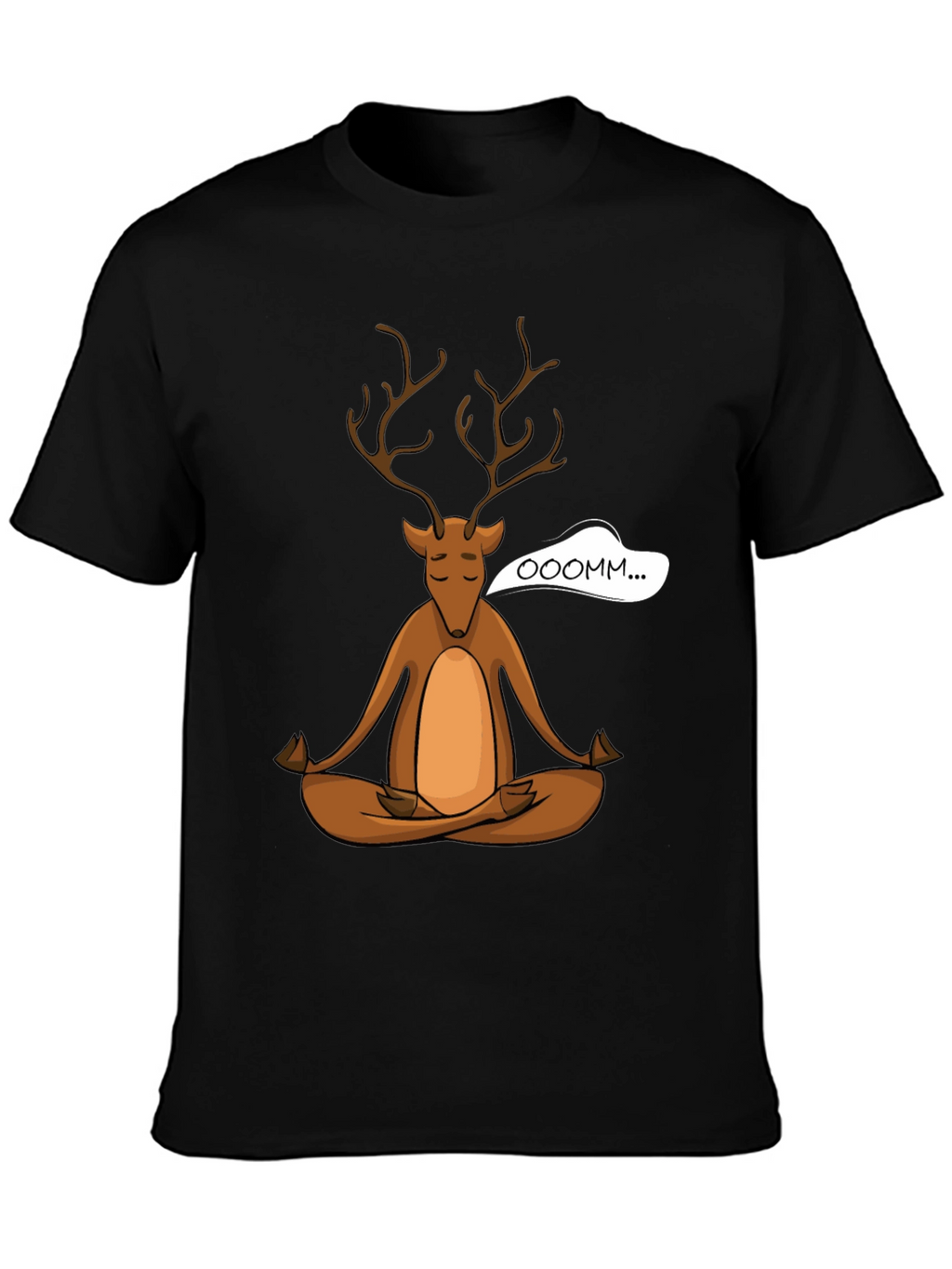 Zen Deer T-Shirt - Meditating Buck Tee