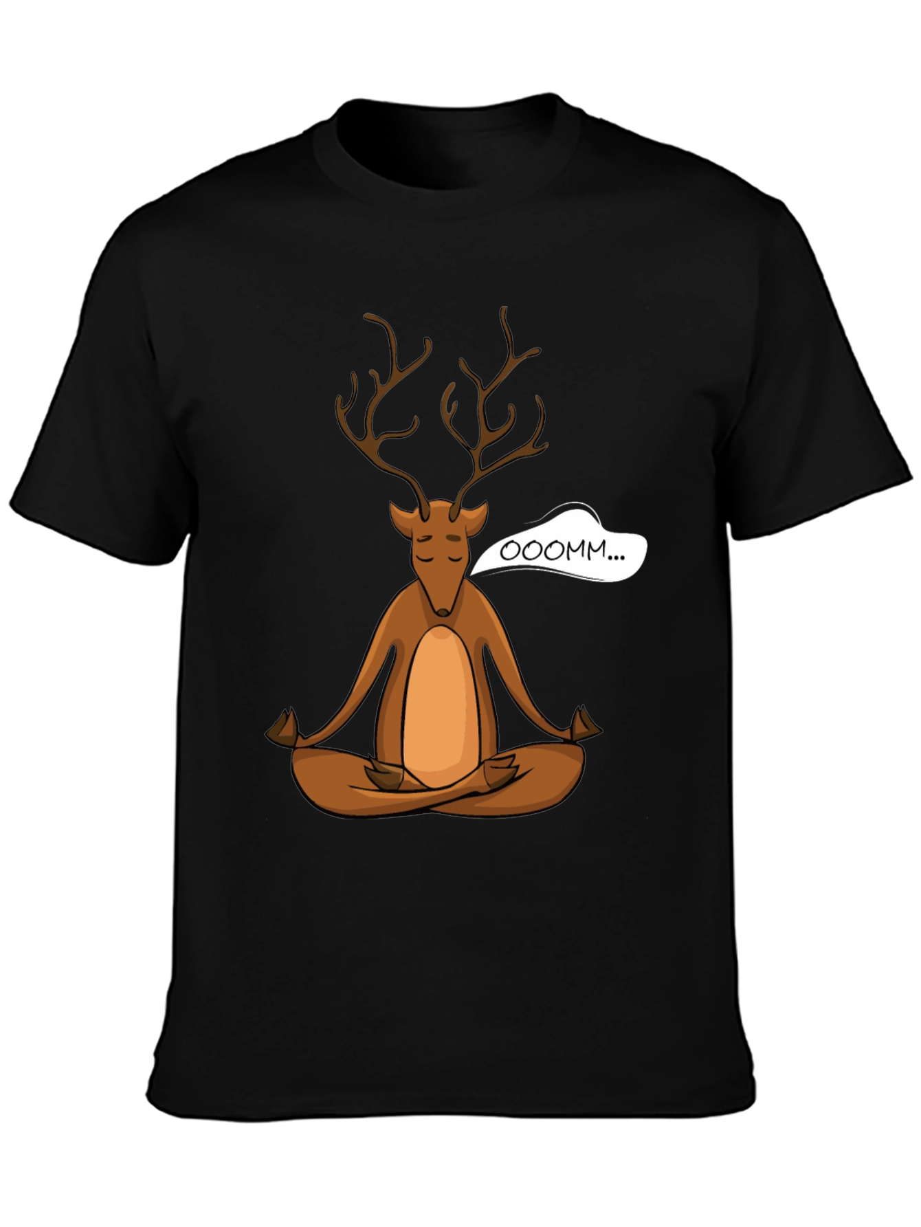 Zen Deer T-Shirt - Meditating Buck Tee