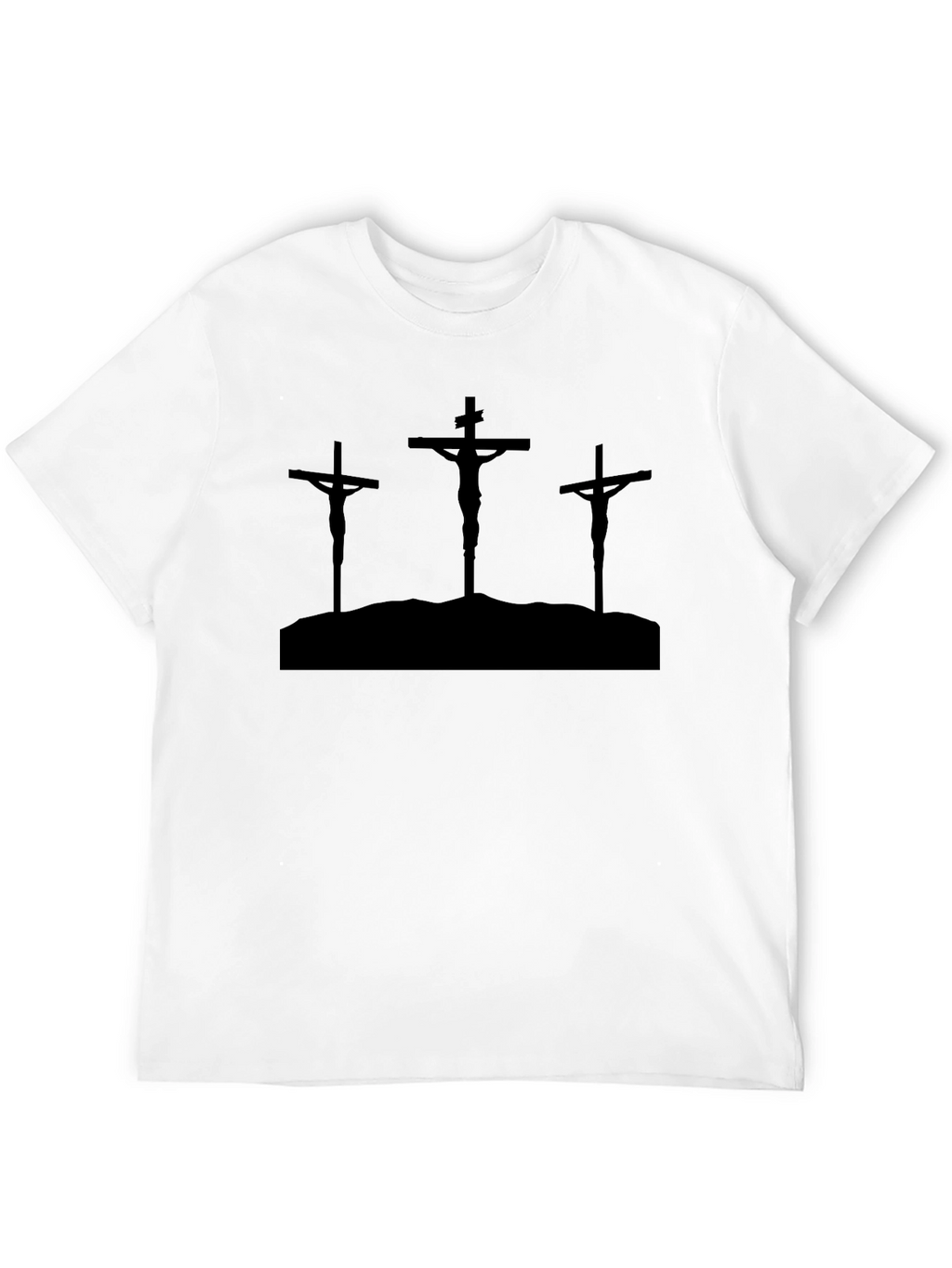Three Crosses Silhouette T-Shirt