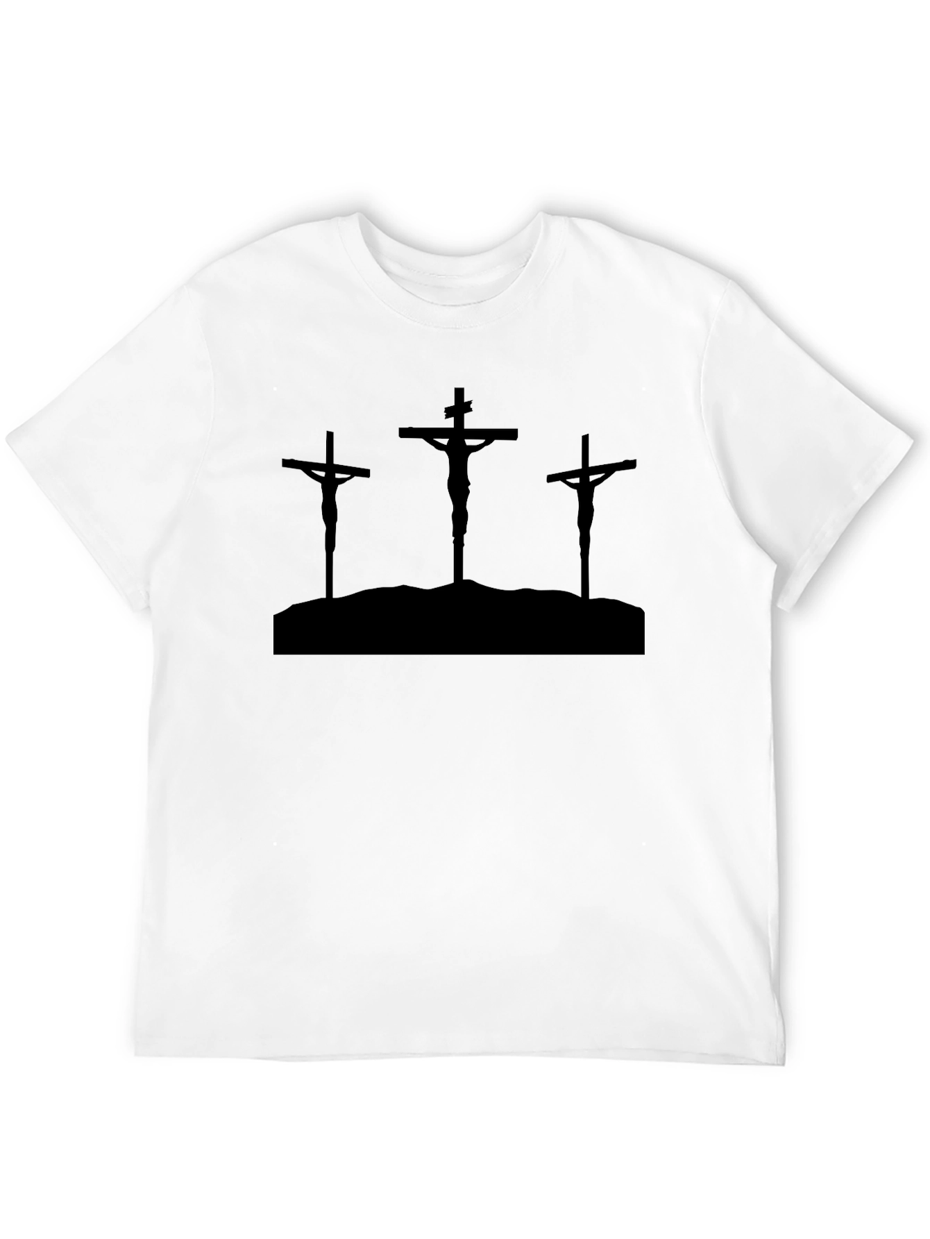 Three Crosses Silhouette T-Shirt