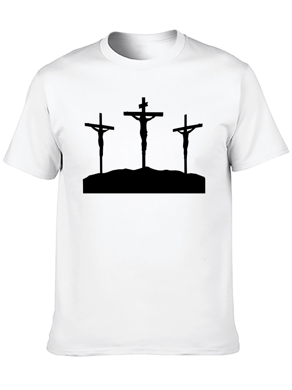 Three Crosses Silhouette T-Shirt