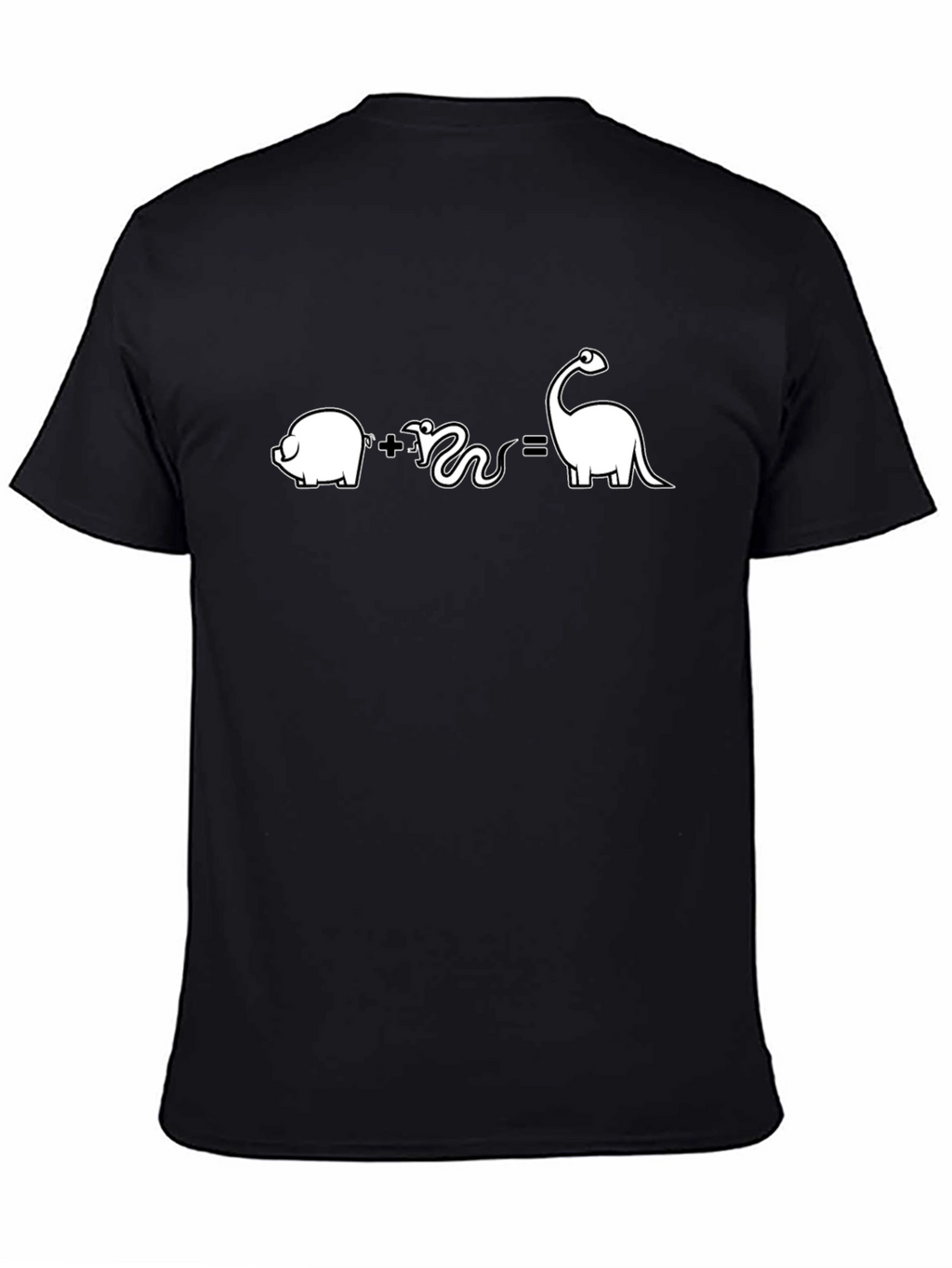 Pig Plus Snake Equals Dino T-Shirt