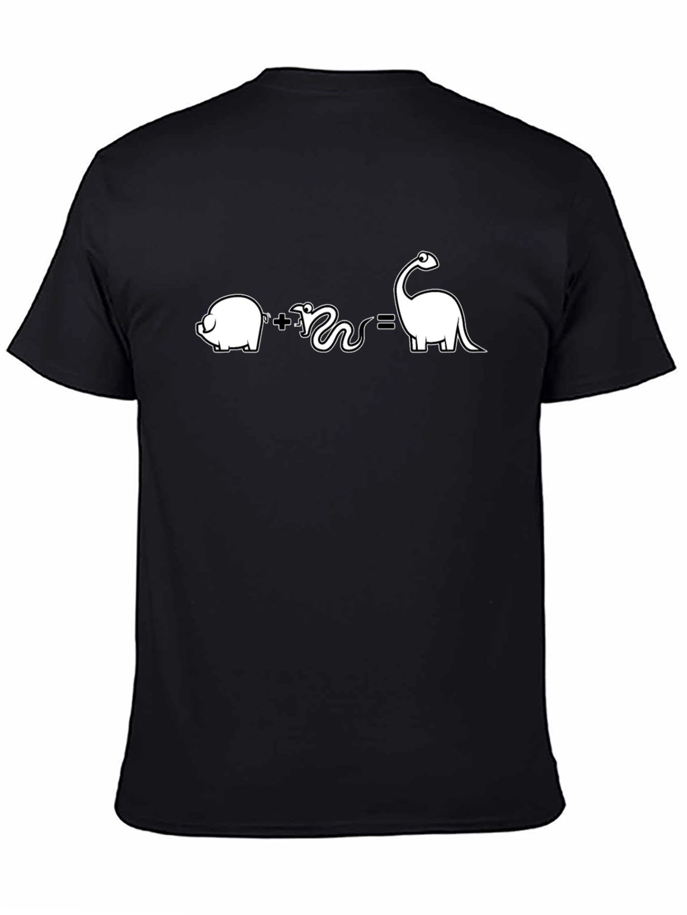 Pig Plus Snake Equals Dino T-Shirt