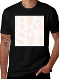 Trendy Best Text Graphic Black T-Shirt