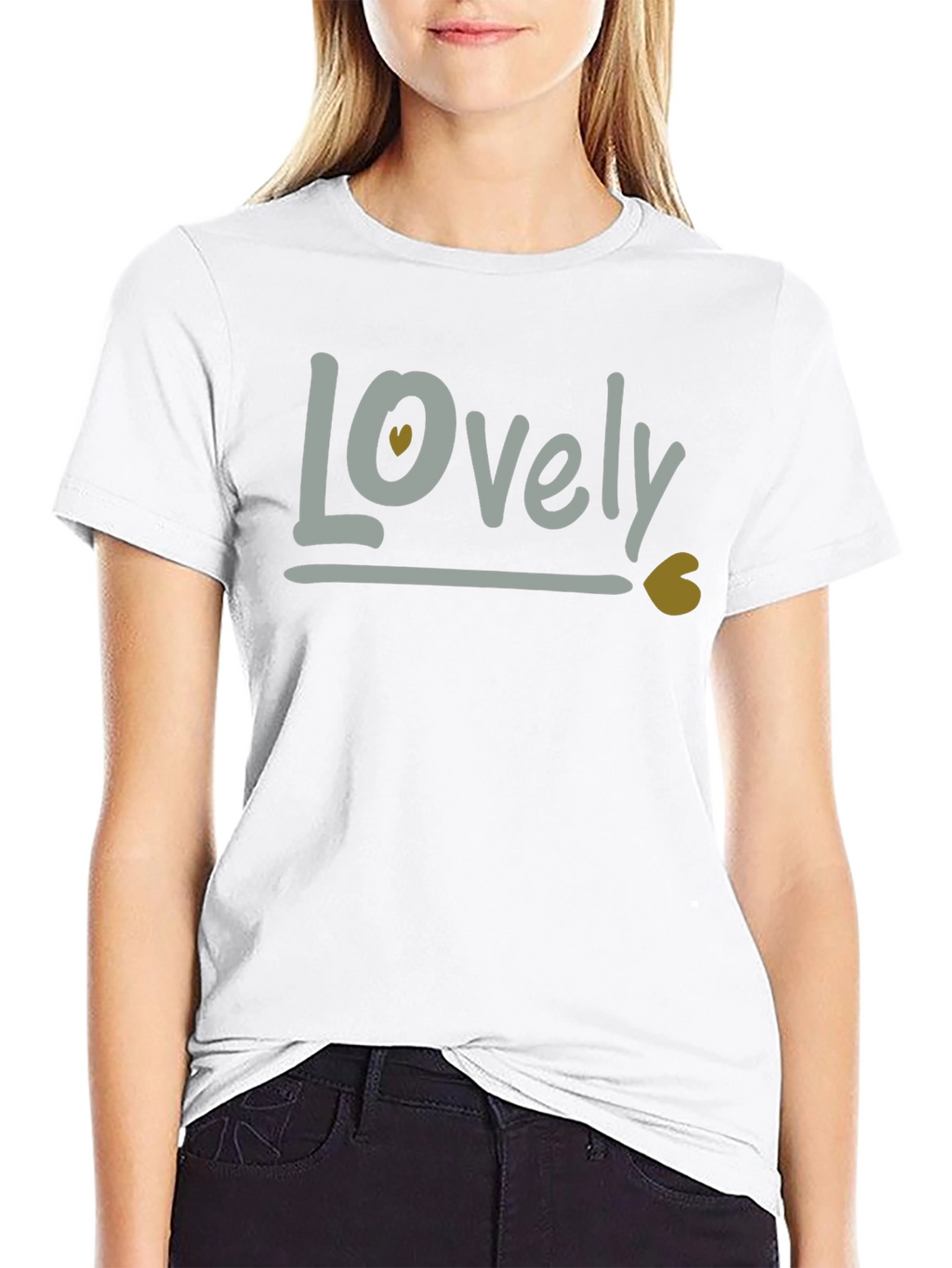 Lovely Graphic Tee - Stylish Casual Wear
