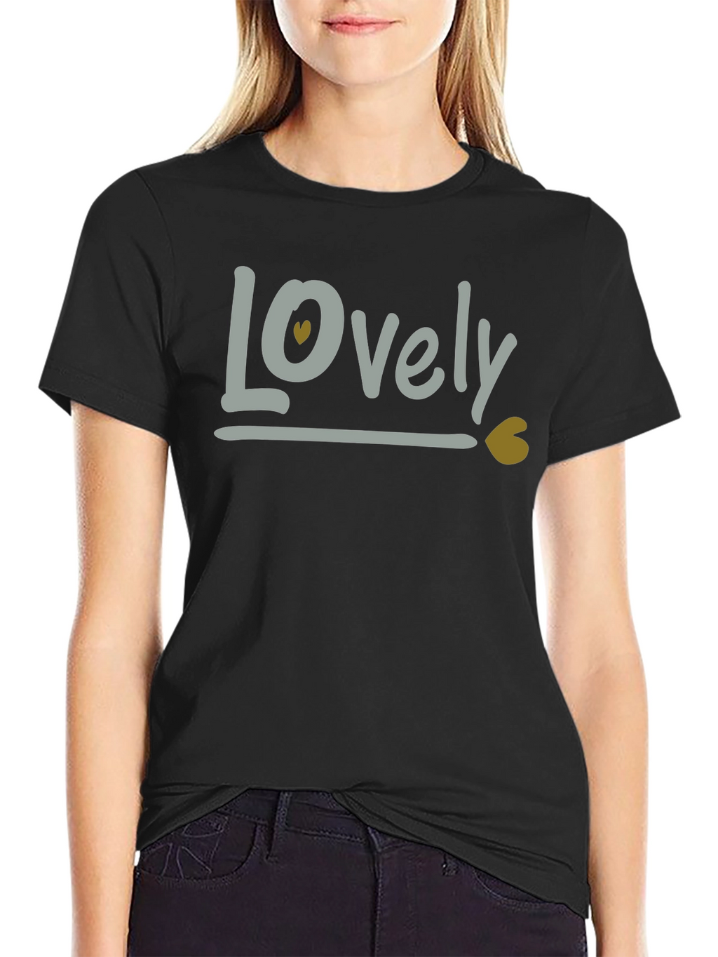 Lovely Graphic Tee - Stylish Casual Wear
