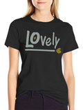 Lovely Graphic Tee - Stylish Casual Wear