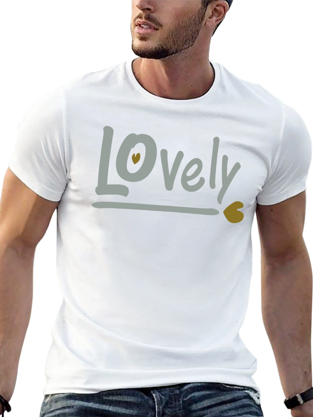 Lovely Graphic Tee - Stylish Casual Wear