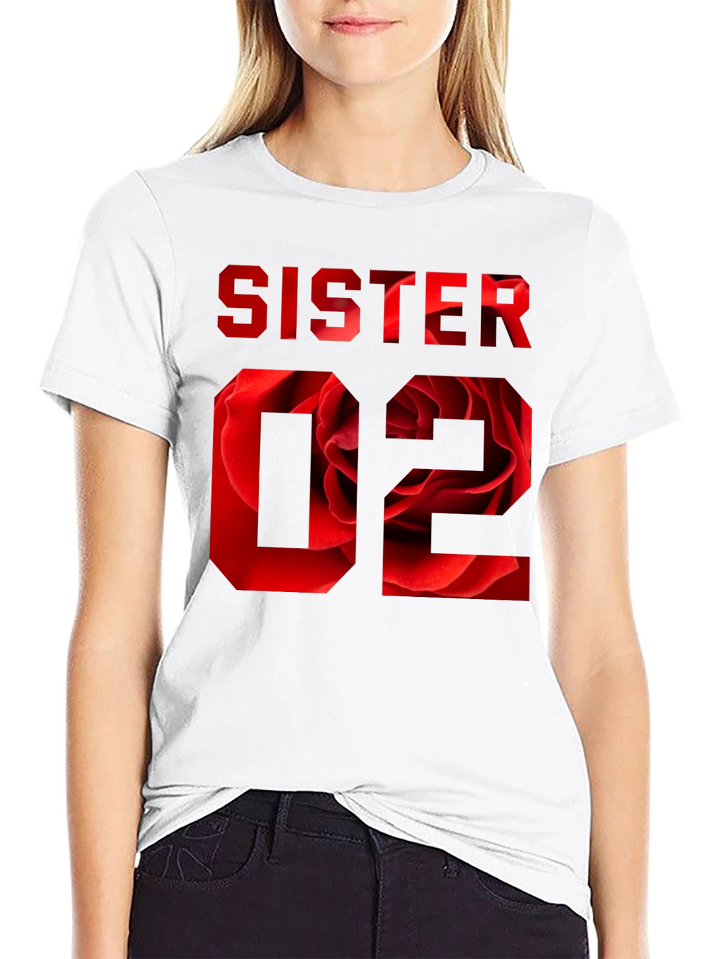 Sister 02 Floral Graphic T-Shirt