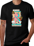Always Be Yourself Unicorn Black T-Shirt