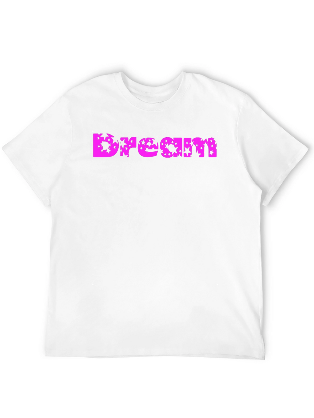 Dream Star Print T-Shirt - Black