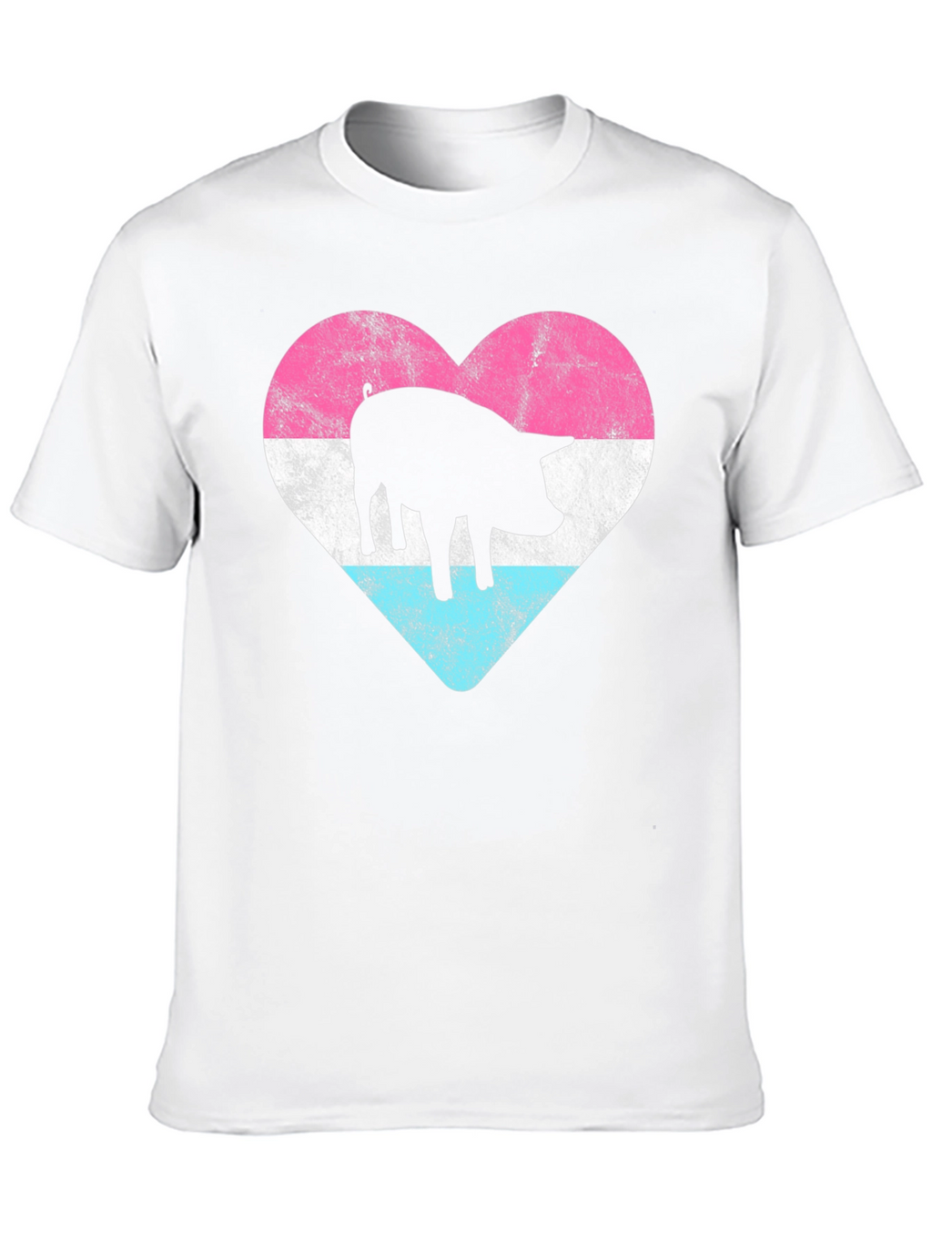 Pig Heart Pride T-Shirt - Black