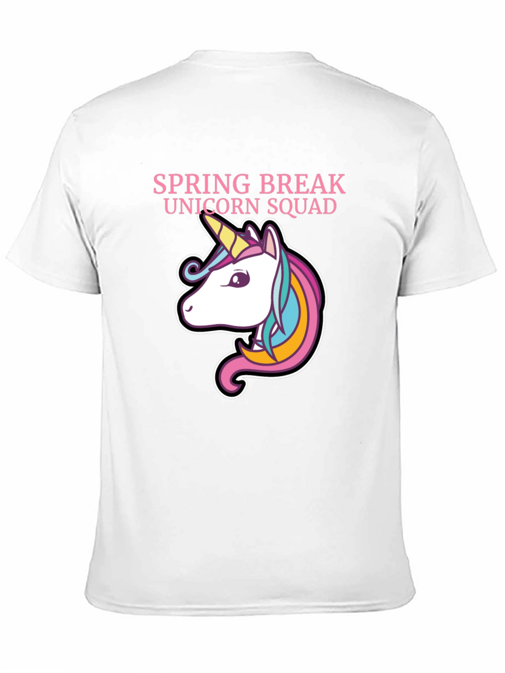 Spring Break Unicorn Squad Graphic T-Shirt