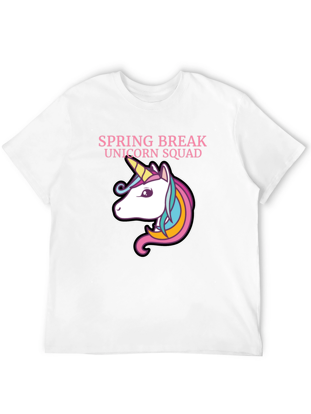 Spring Break Unicorn Squad Graphic T-Shirt