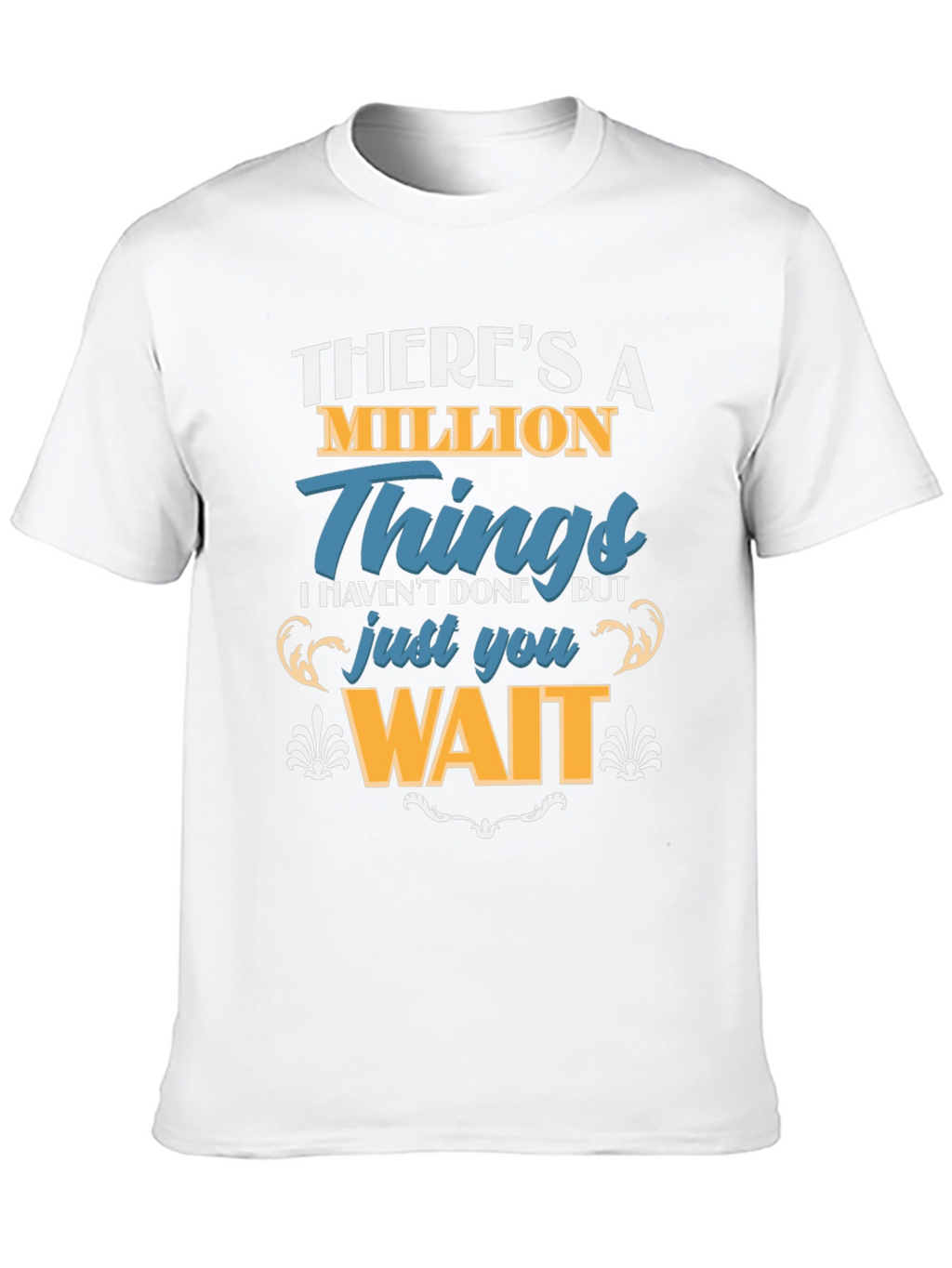 Million Things Black Graphic T-Shirt