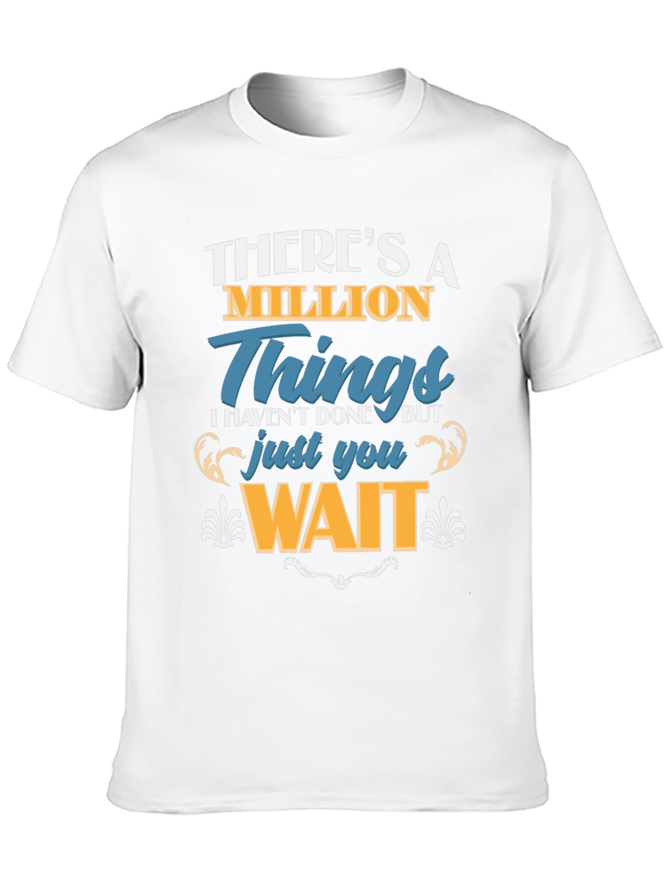 Million Things Black Graphic T-Shirt