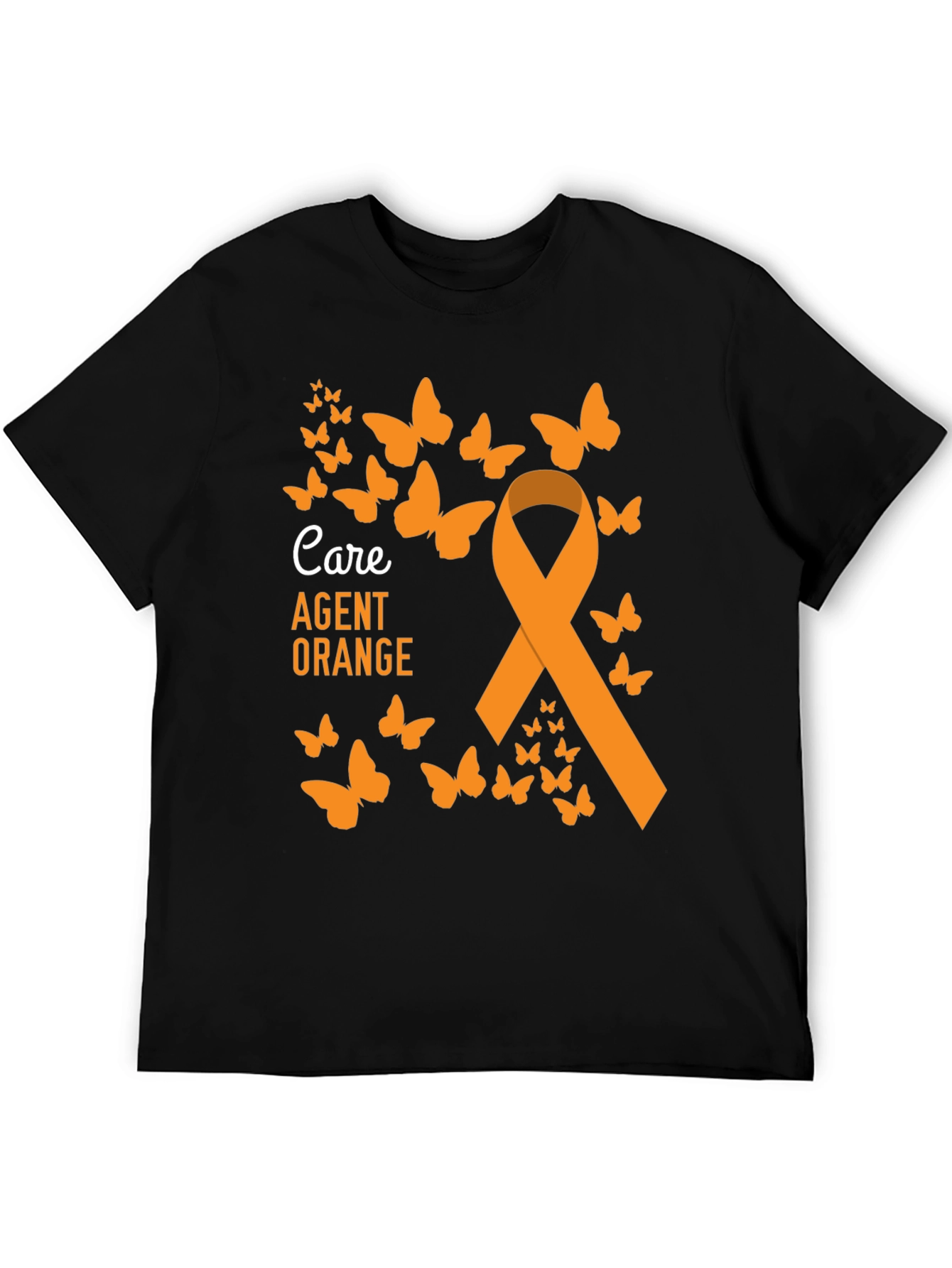Agent Orange Awareness Butterfly Ribbon Tee