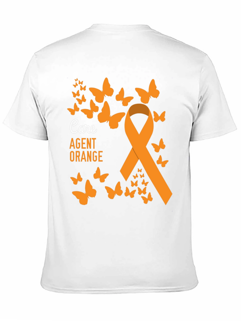 Agent Orange Awareness Butterfly Ribbon Tee